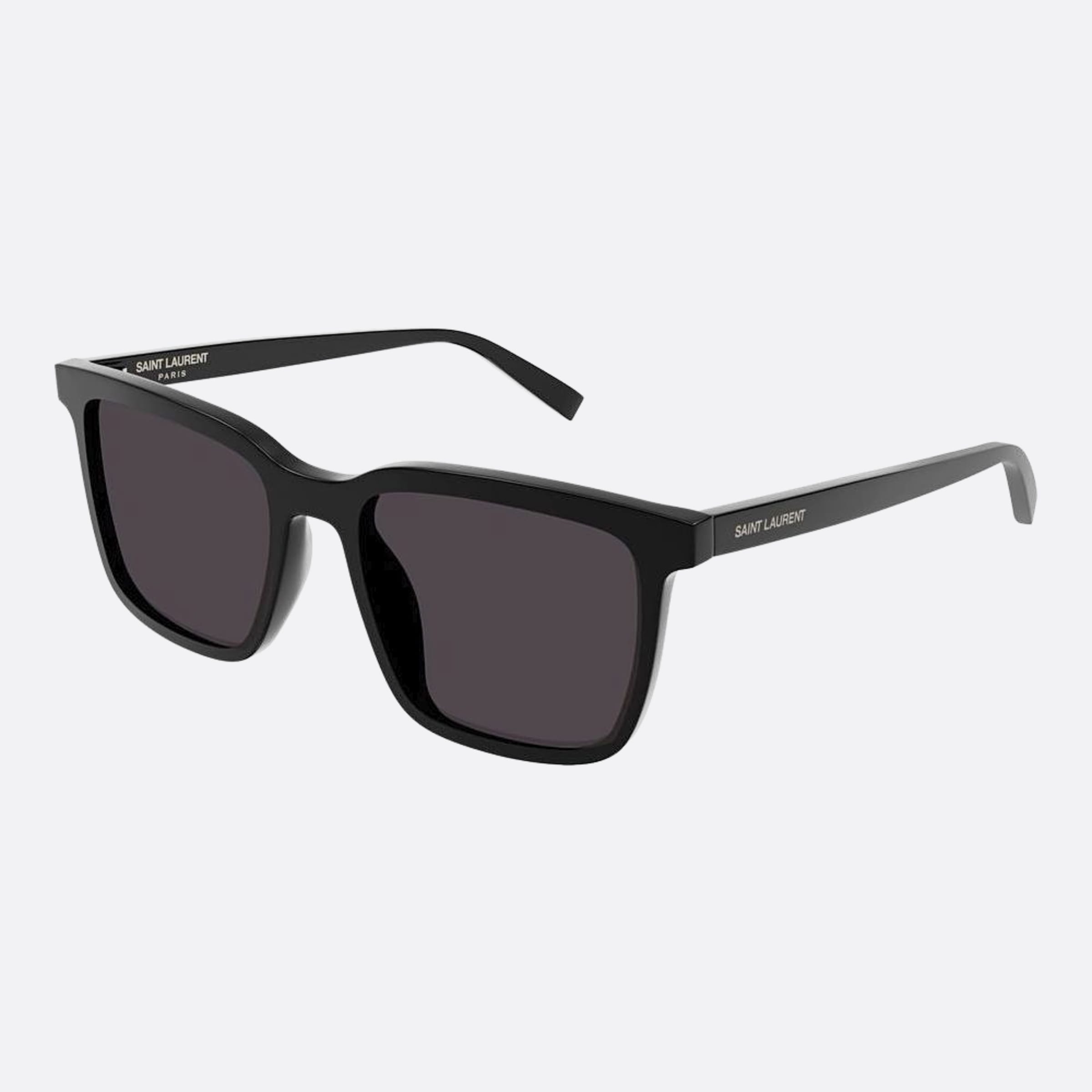 Saint 54mm Laurent Black Geometric Man Sunglasses - Side View