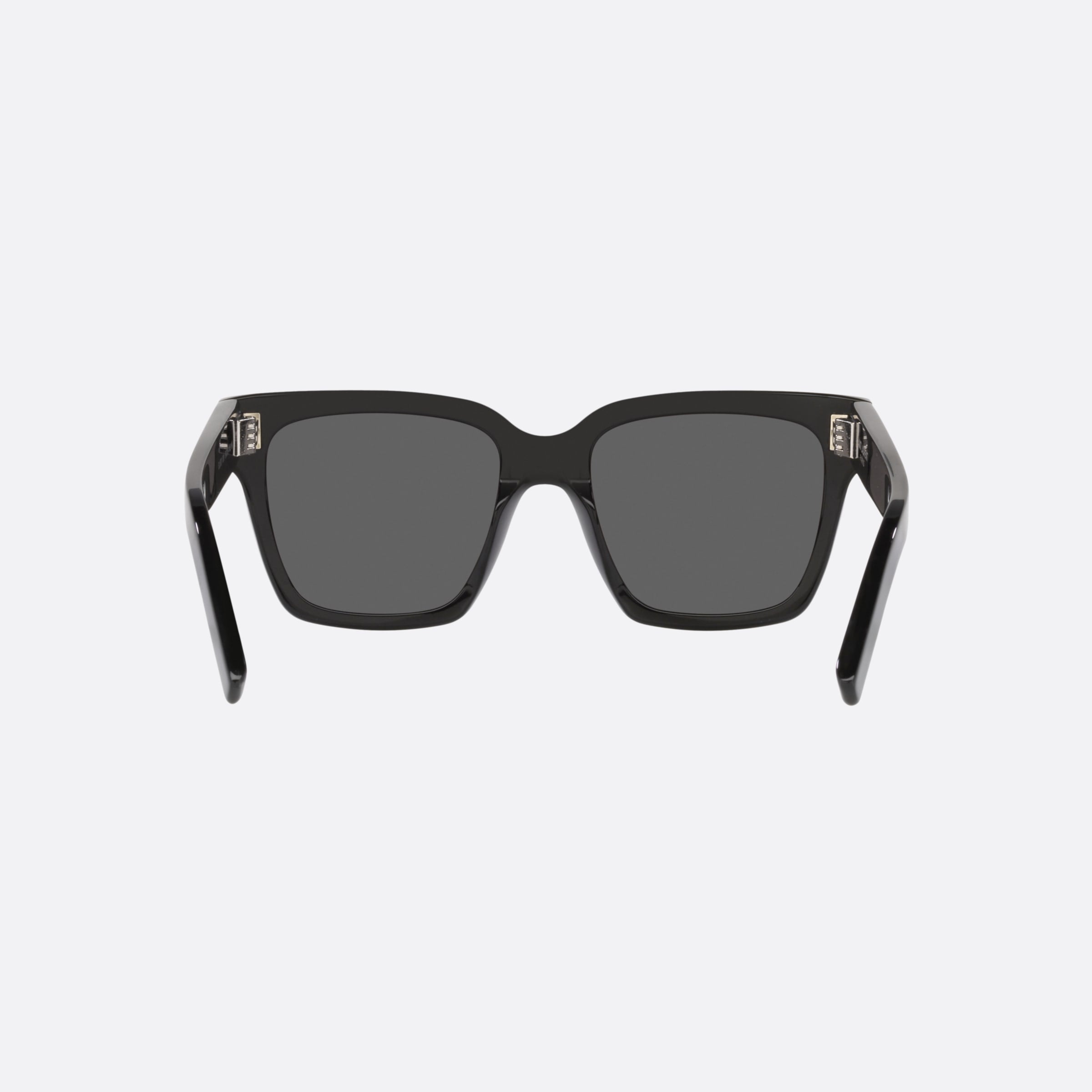Saint 54mm Laurent Black Rectangular Unisex Sunglasses - Side View