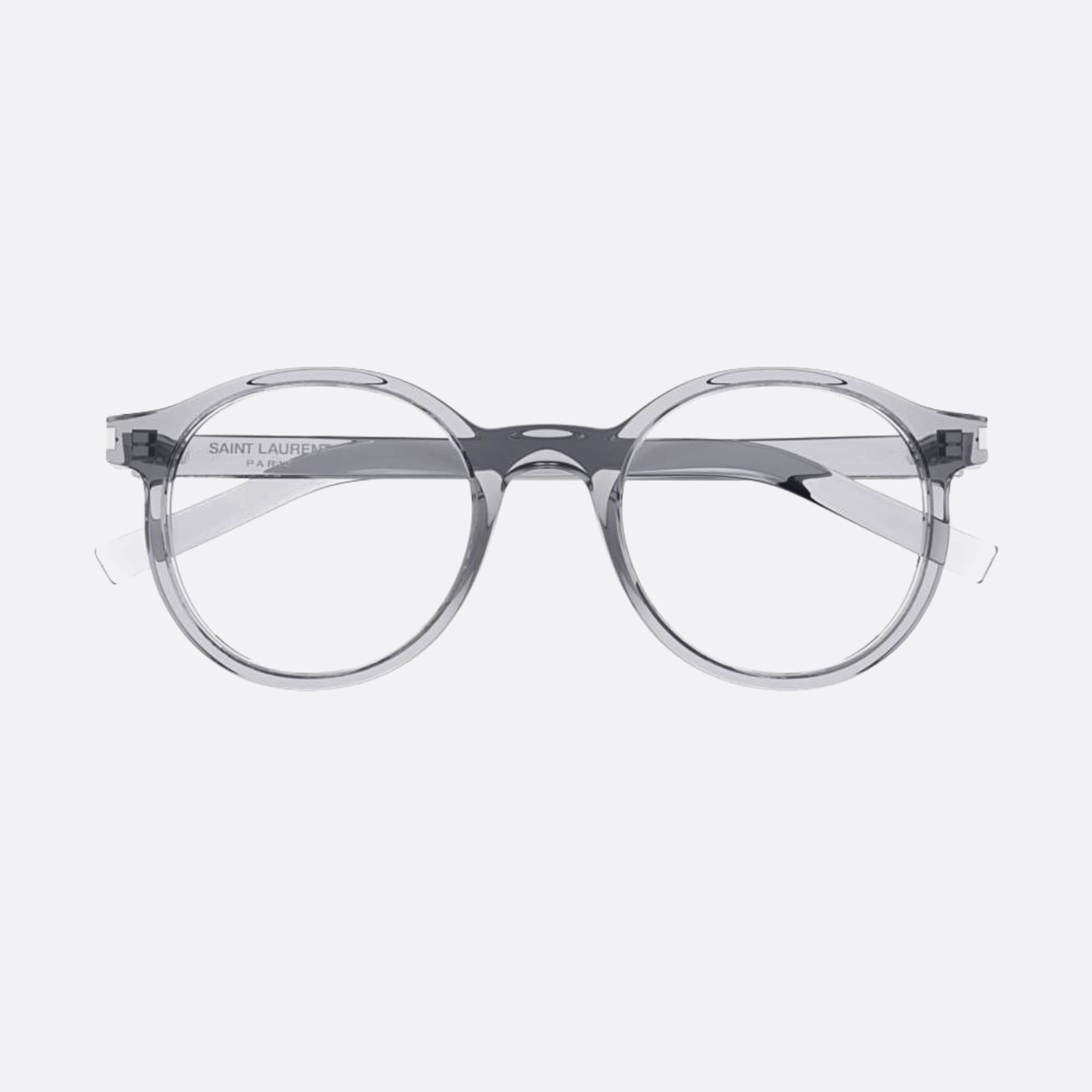 Saint 50mm Laurent Opt Grey Pantos Unisex Eyeglasses - Main View