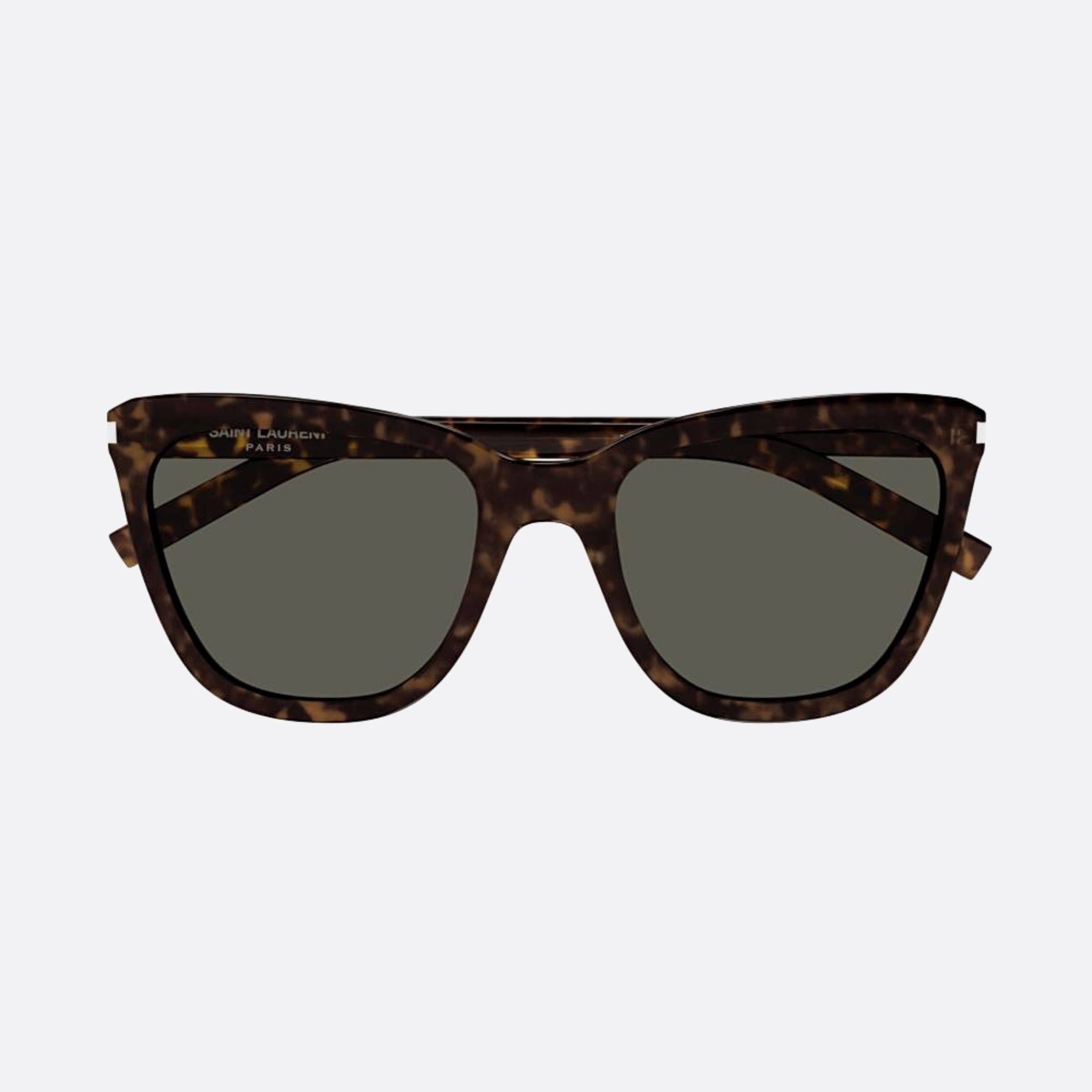 Saint 55mm Laurent Slim Havana Squared Woman Sunglasses - Main View