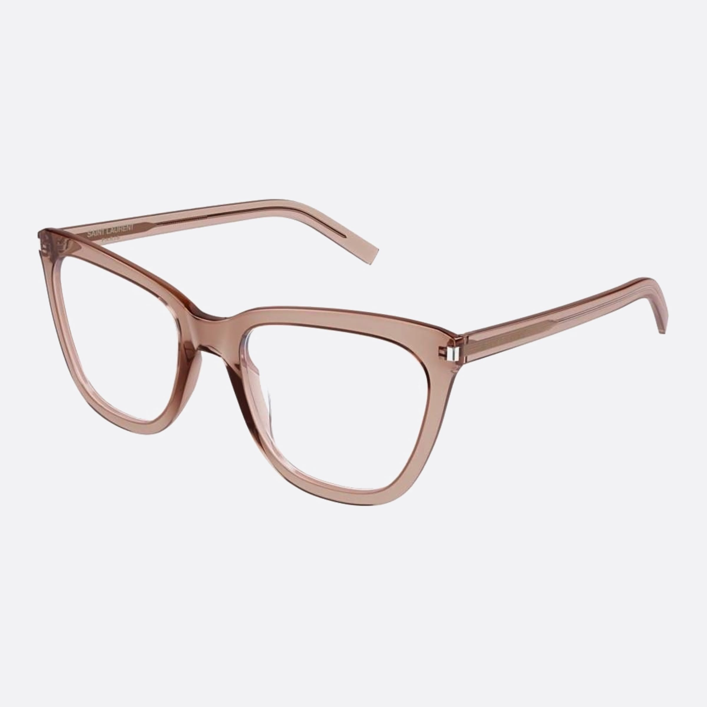 Saint 55mm Laurent Slim Opt Grey Visor Woman Eyeglasses - Side View