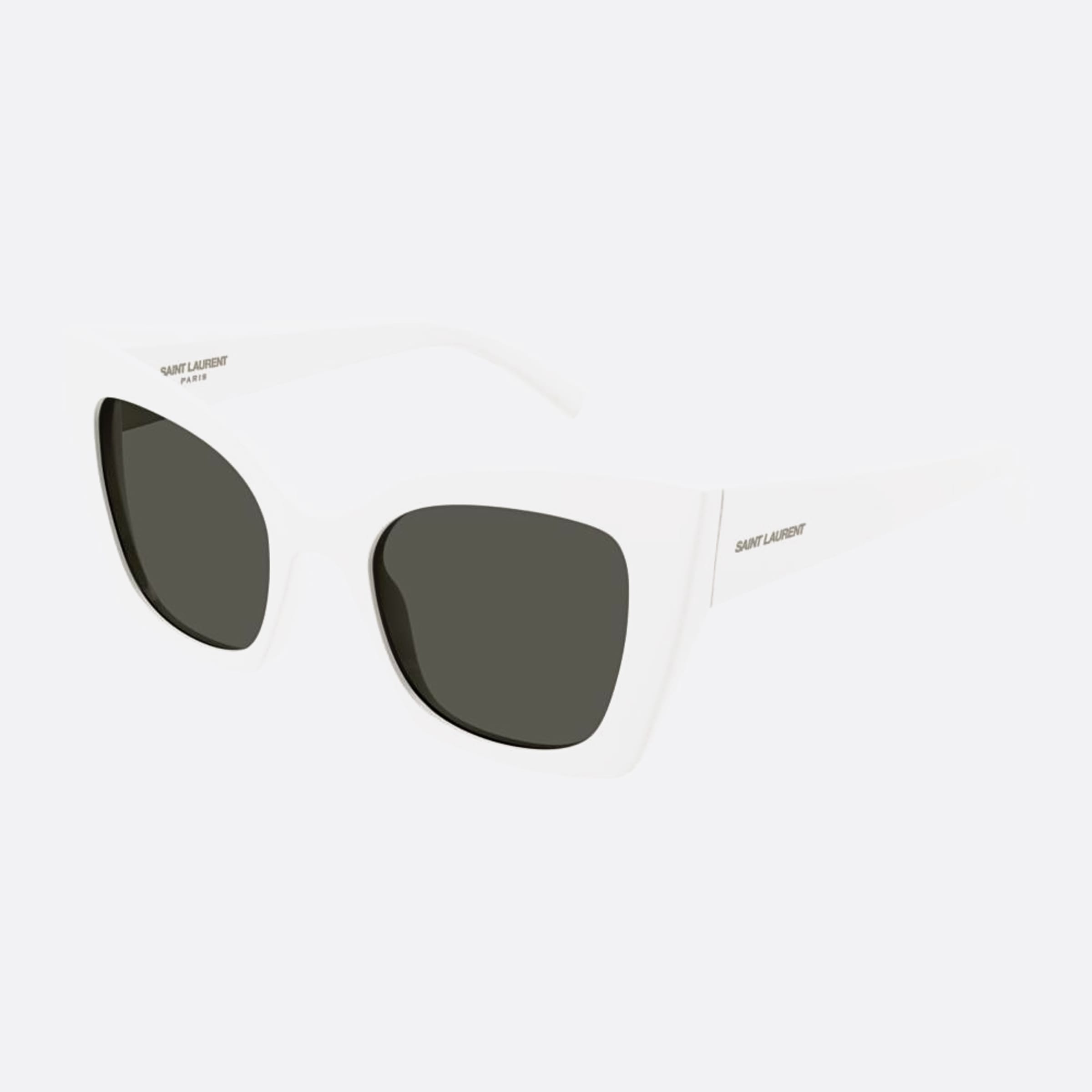 Saint 51mm Laurent Whgy White Butterfly Woman Sunglasses - Side View