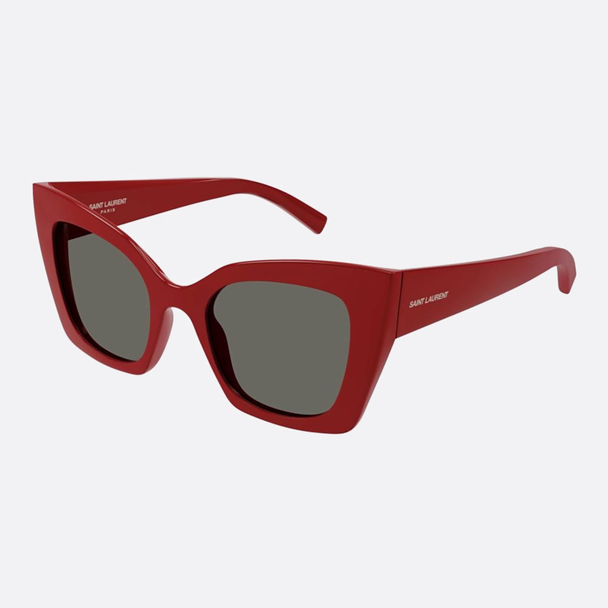 Saint 51mm Laurent Rdgy Red Butterfly Woman Sunglasses - Side View