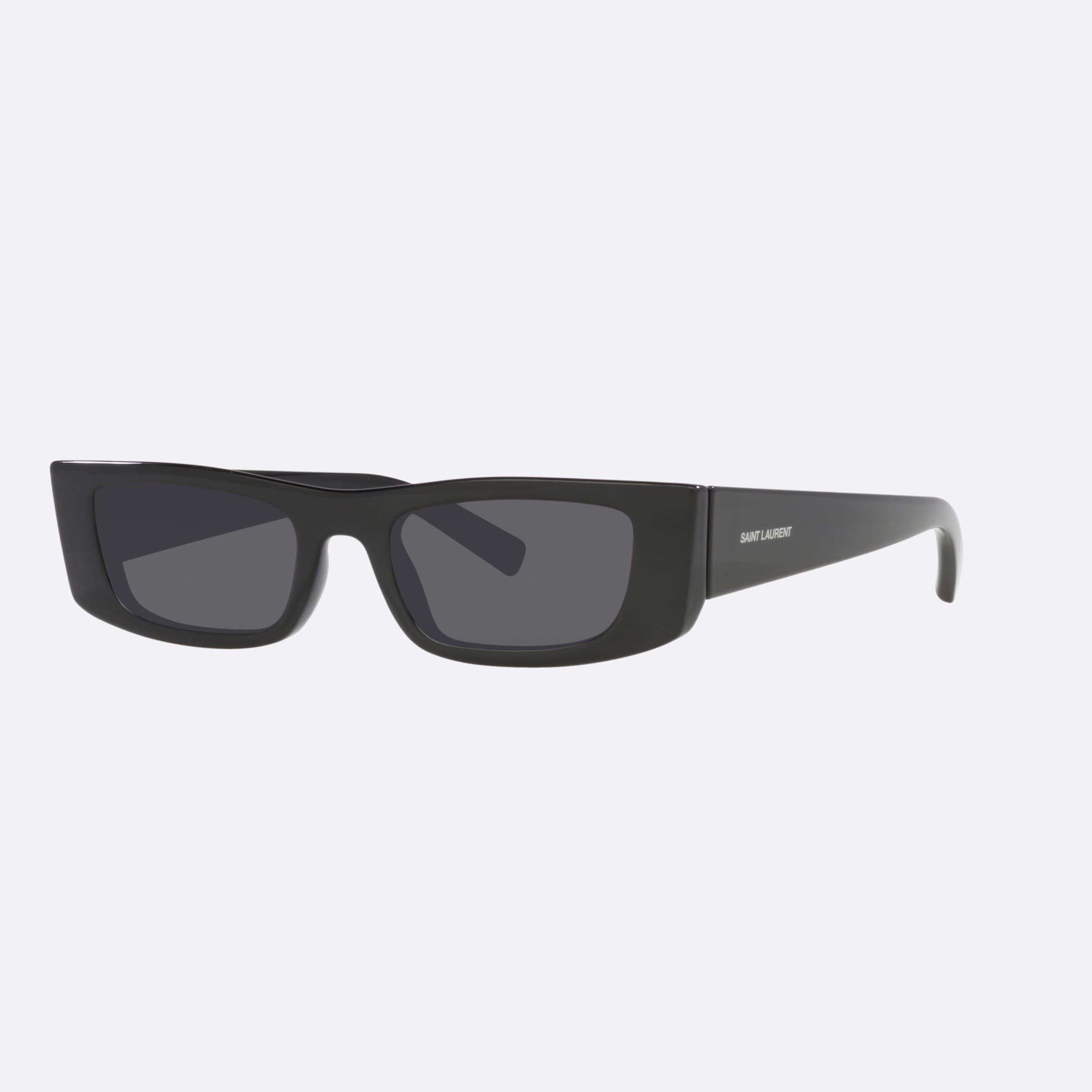 Saint 52mm Laurent Black Rectangular Unisex Sunglasses - Main View