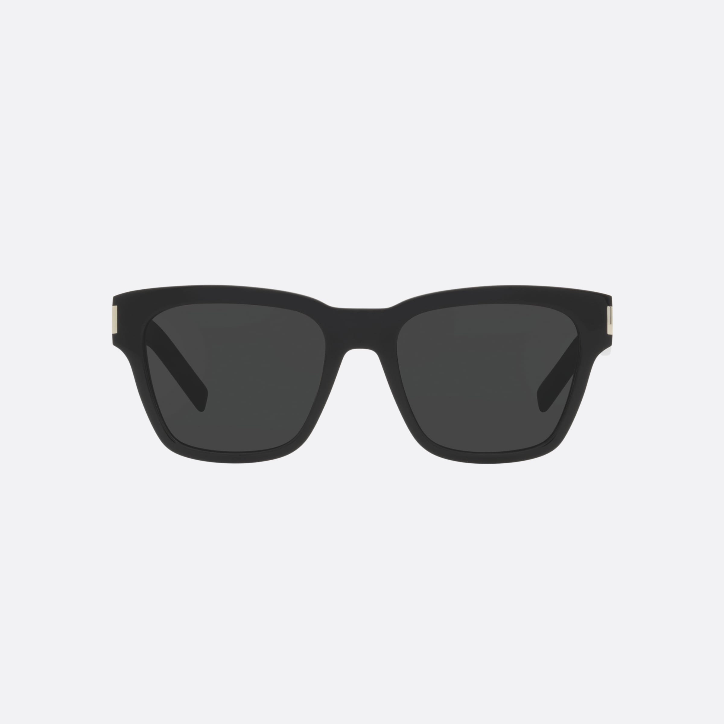 Saint 54mm Laurent Black Rectangular Unisex Sunglasses - Lifestyle Shot