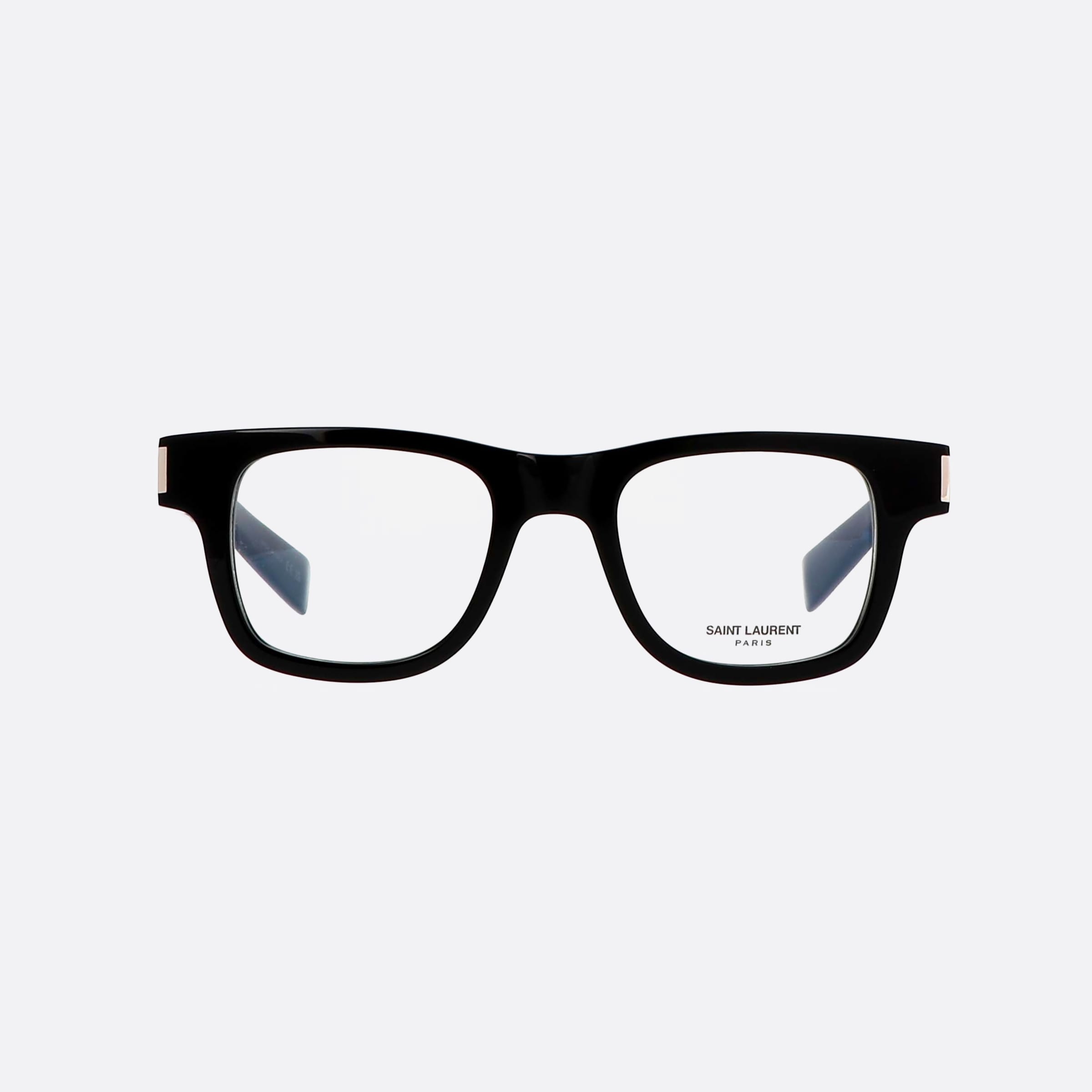 Saint 47mm Laurent Black Wayfarer Women Eyeglasses - Side View