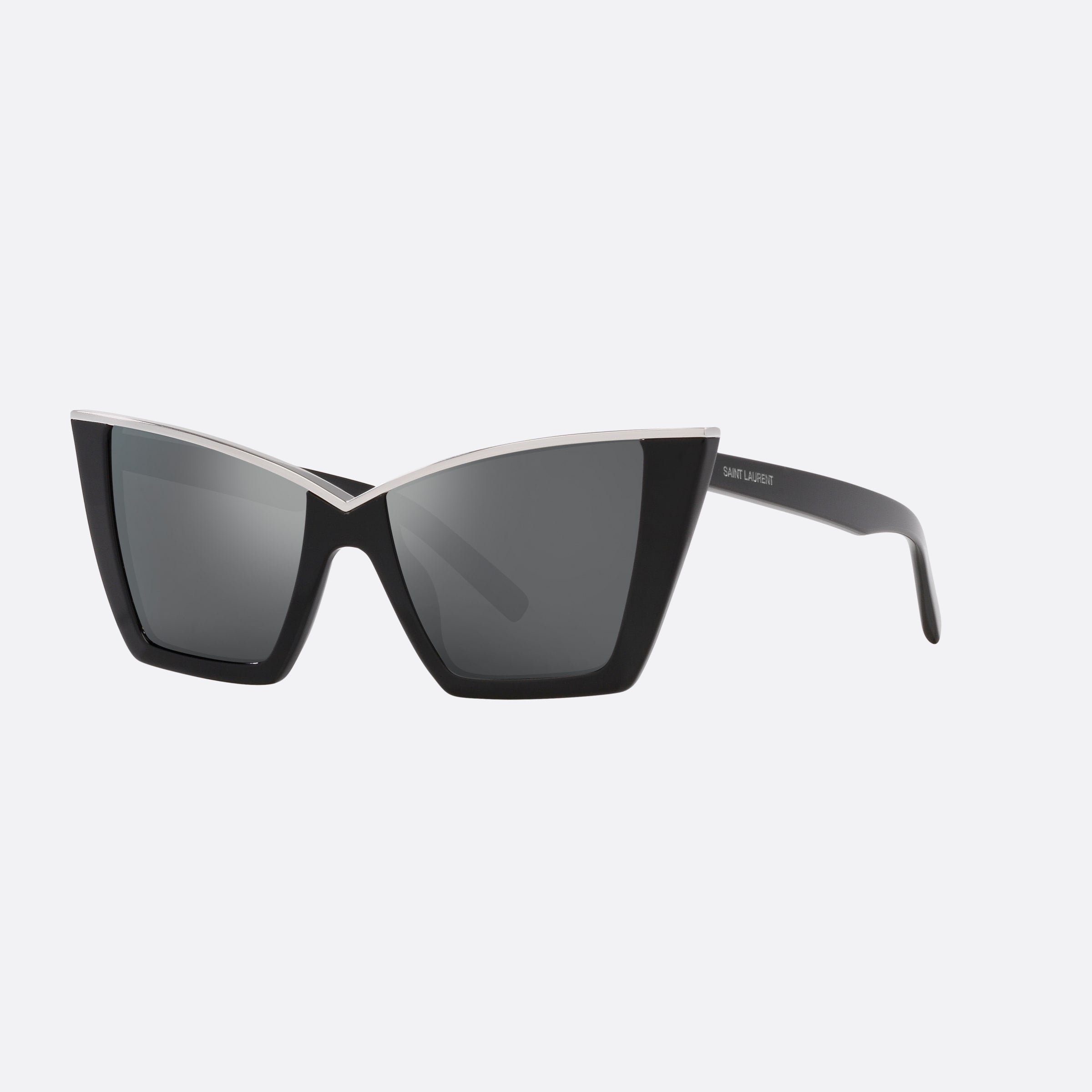 Saint 54mm Laurent Bgt Black Cat Eye Woman Sunglasses - Main View