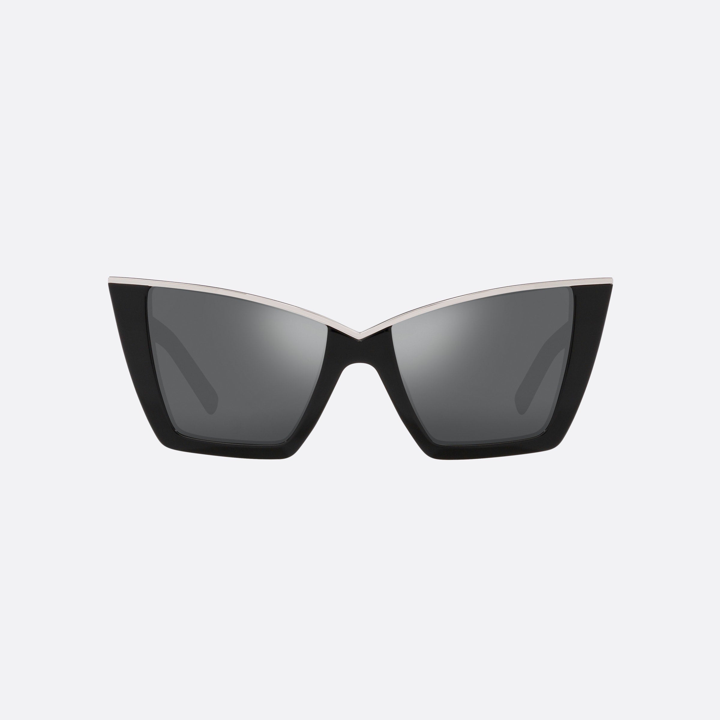 Saint 54mm Laurent Bgt Black Cat Eye Woman Sunglasses - Side View