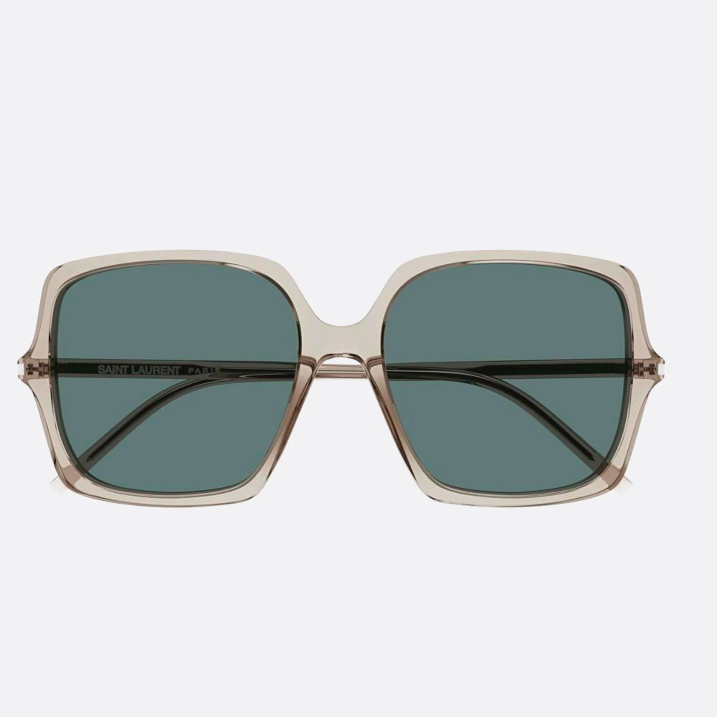 Saint 57mm Laurent Frl Brown Geometric Woman Sunglasses - Main View