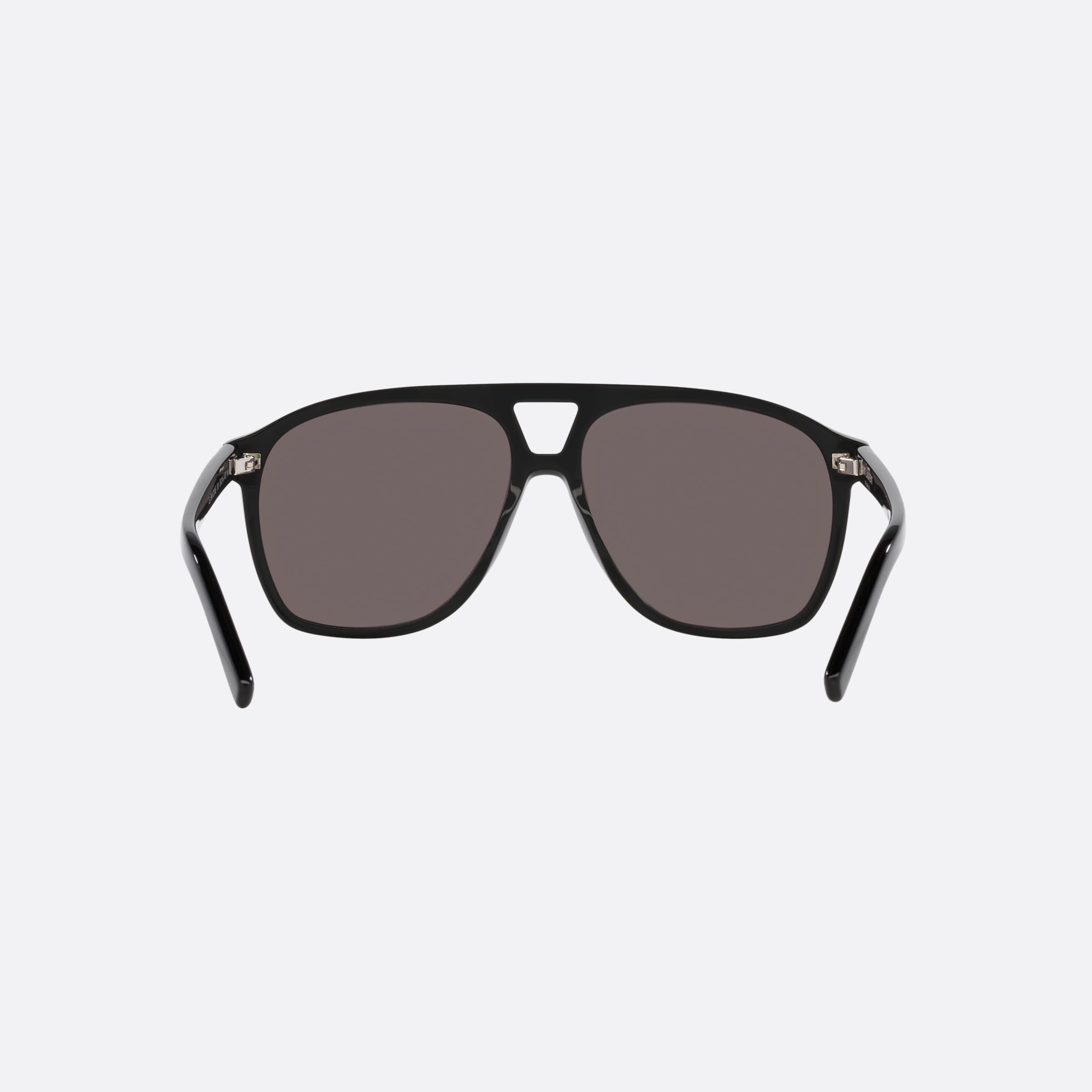 Saint 58mm Laurent Dune Black Rectangular Woman Sunglasses - Side View