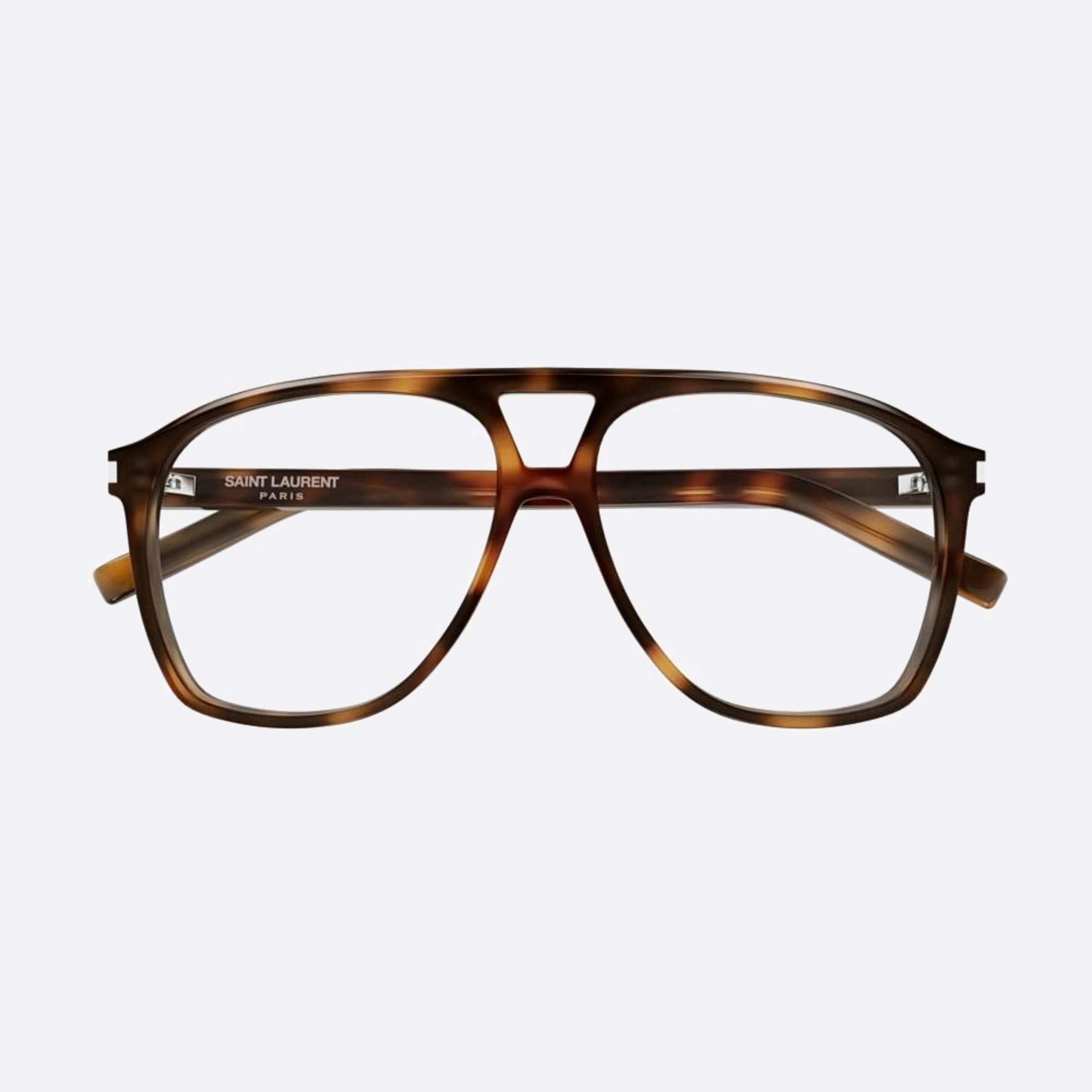 Saint 58mm Laurent Dune Opt Havana Pilot Woman Eyeglasses - Main View