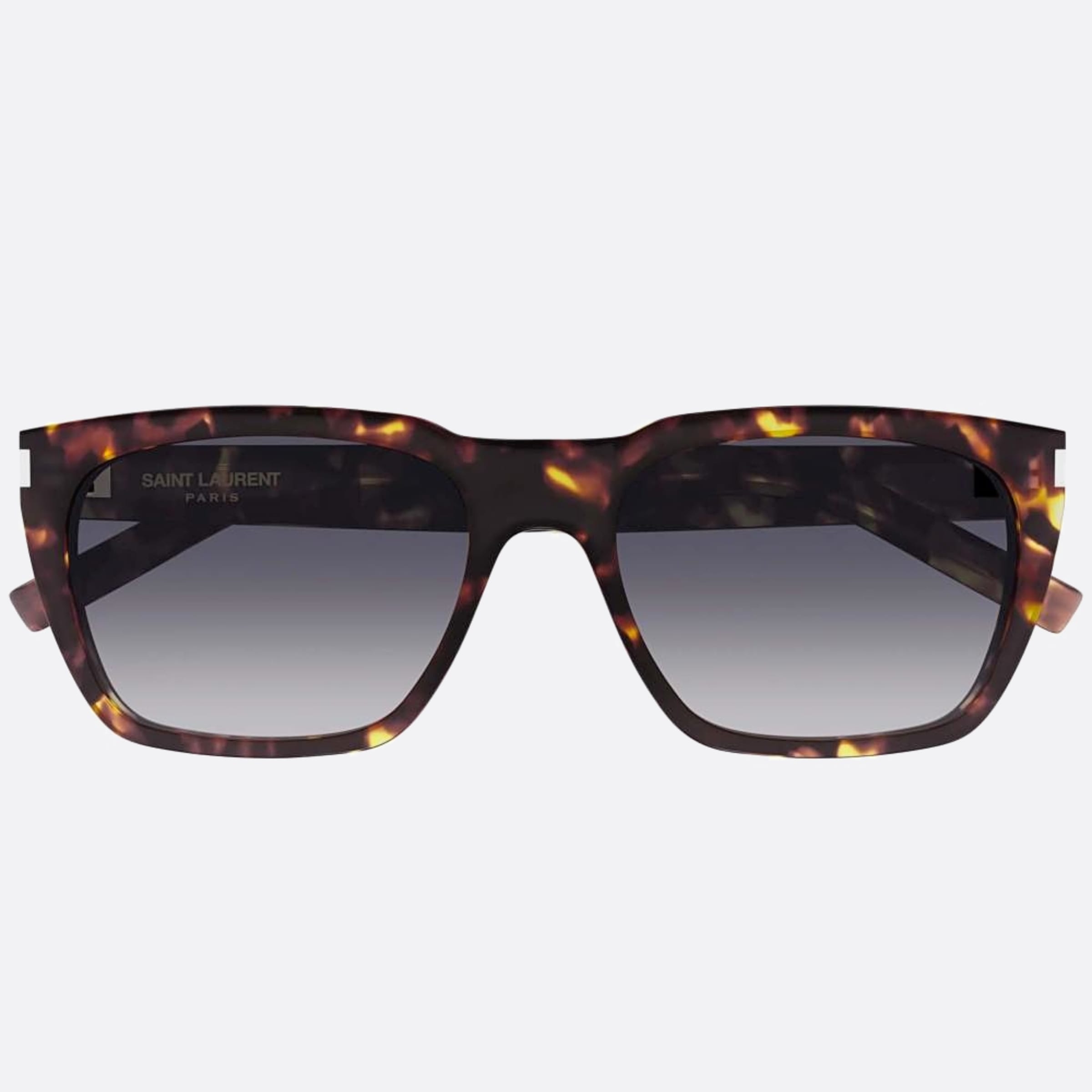 Saint 56mm Laurent Havana Squared Man Sunglasses - Main View