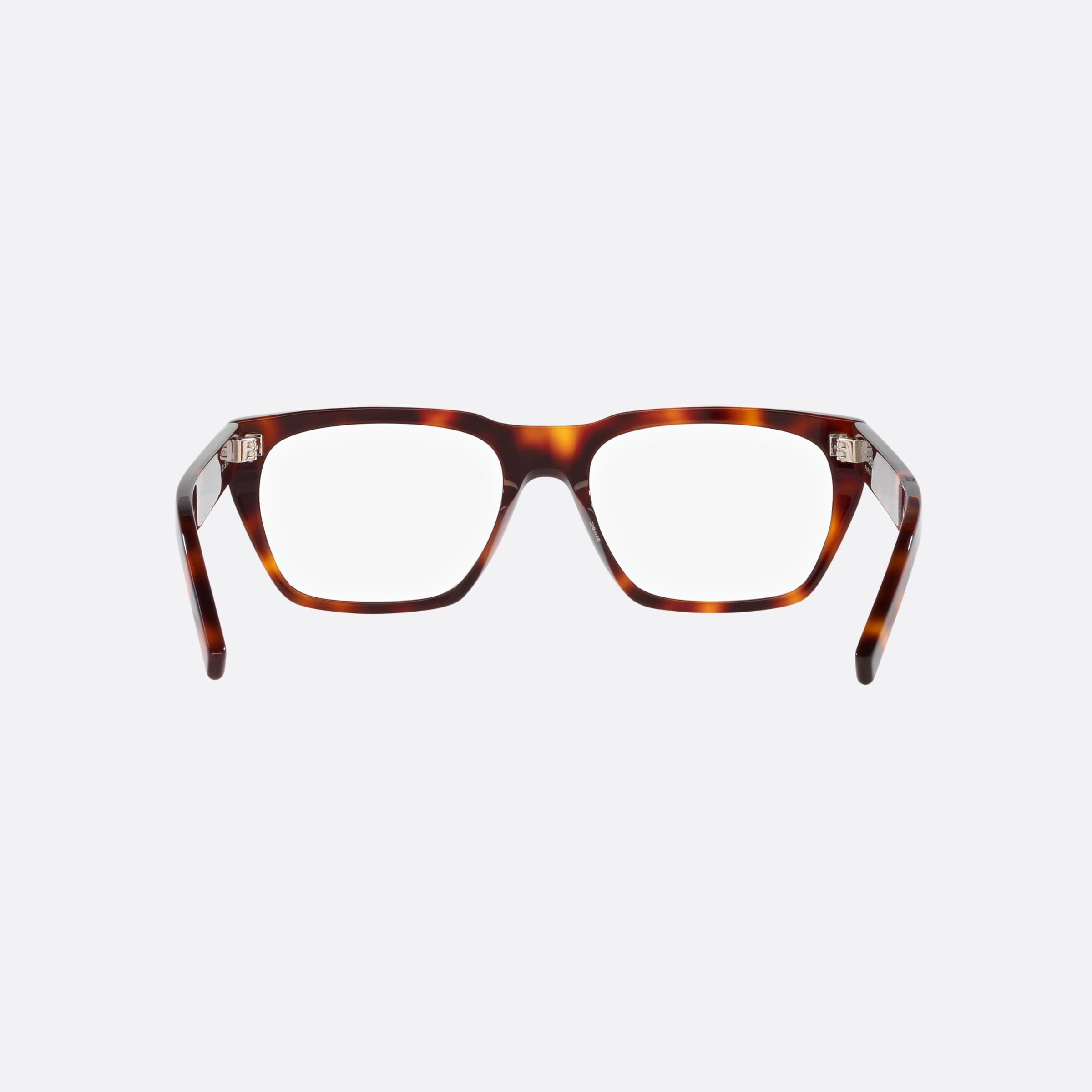 Saint 56mm Laurent Opt Tortoiseshell Rectangular Man Eyeglasses - Side View