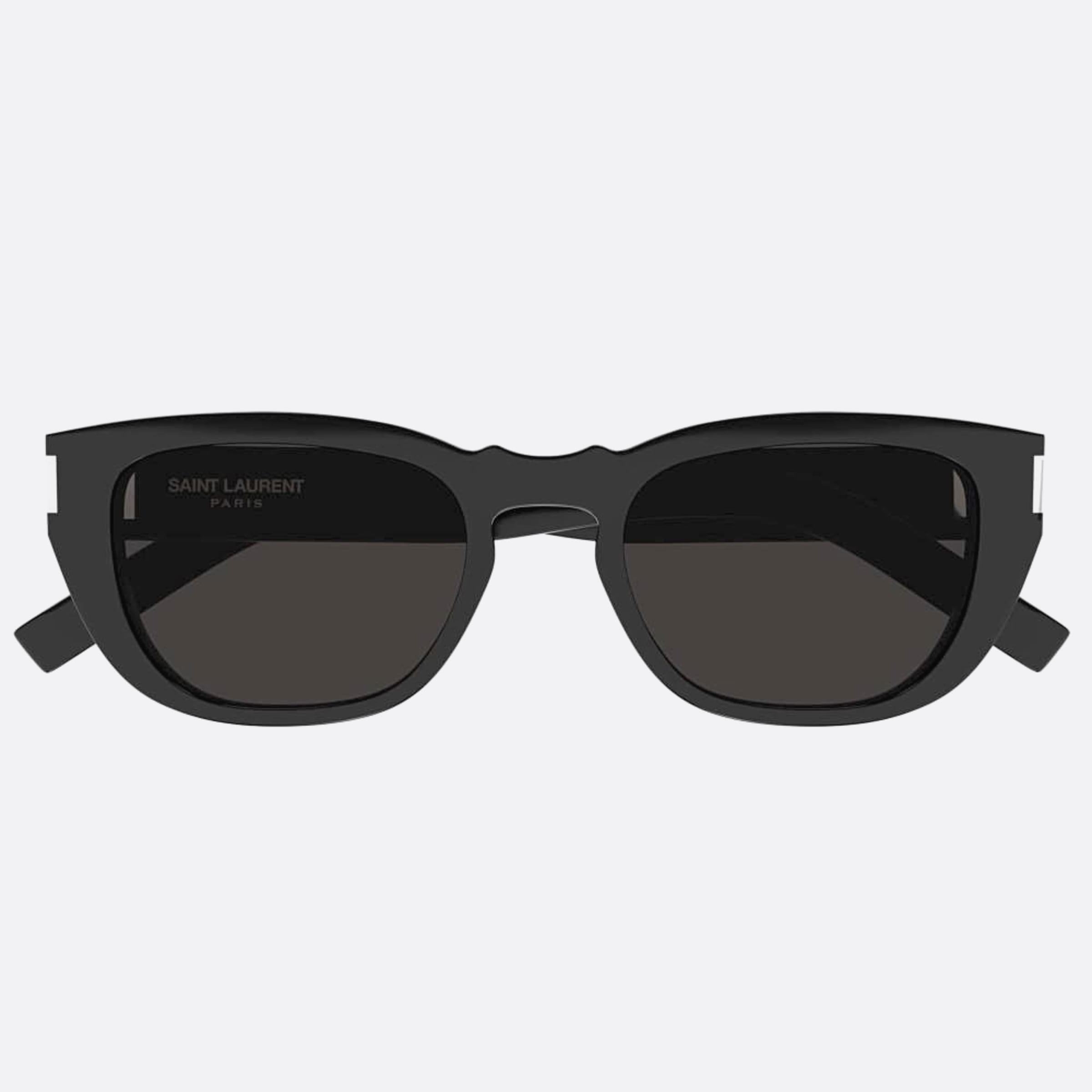 Saint 51mm Laurent Black Geometric Men Sunglasses - Main View