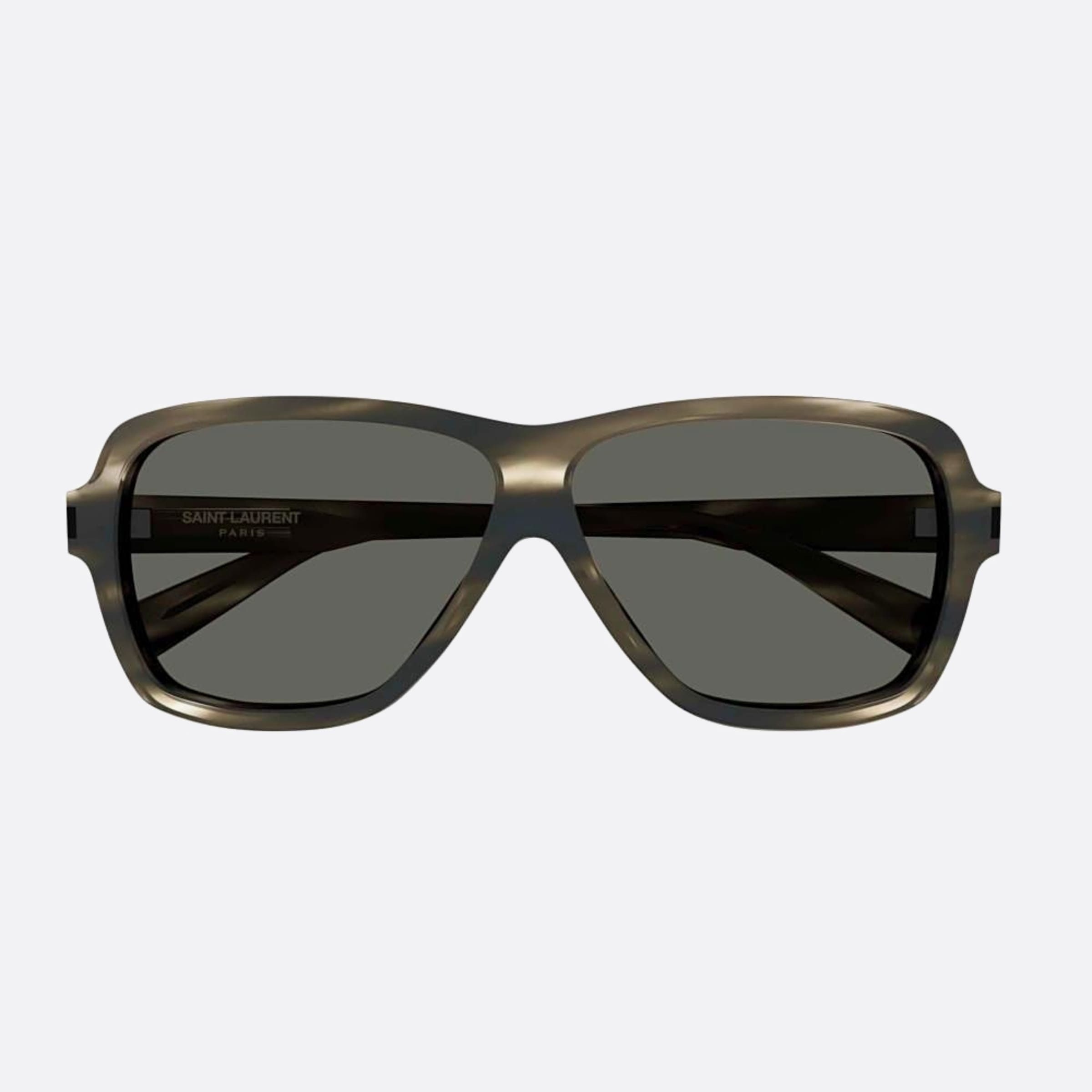 Saint 62mm Laurent Carolyn Havana Pilot Men Sunglasses - Main View