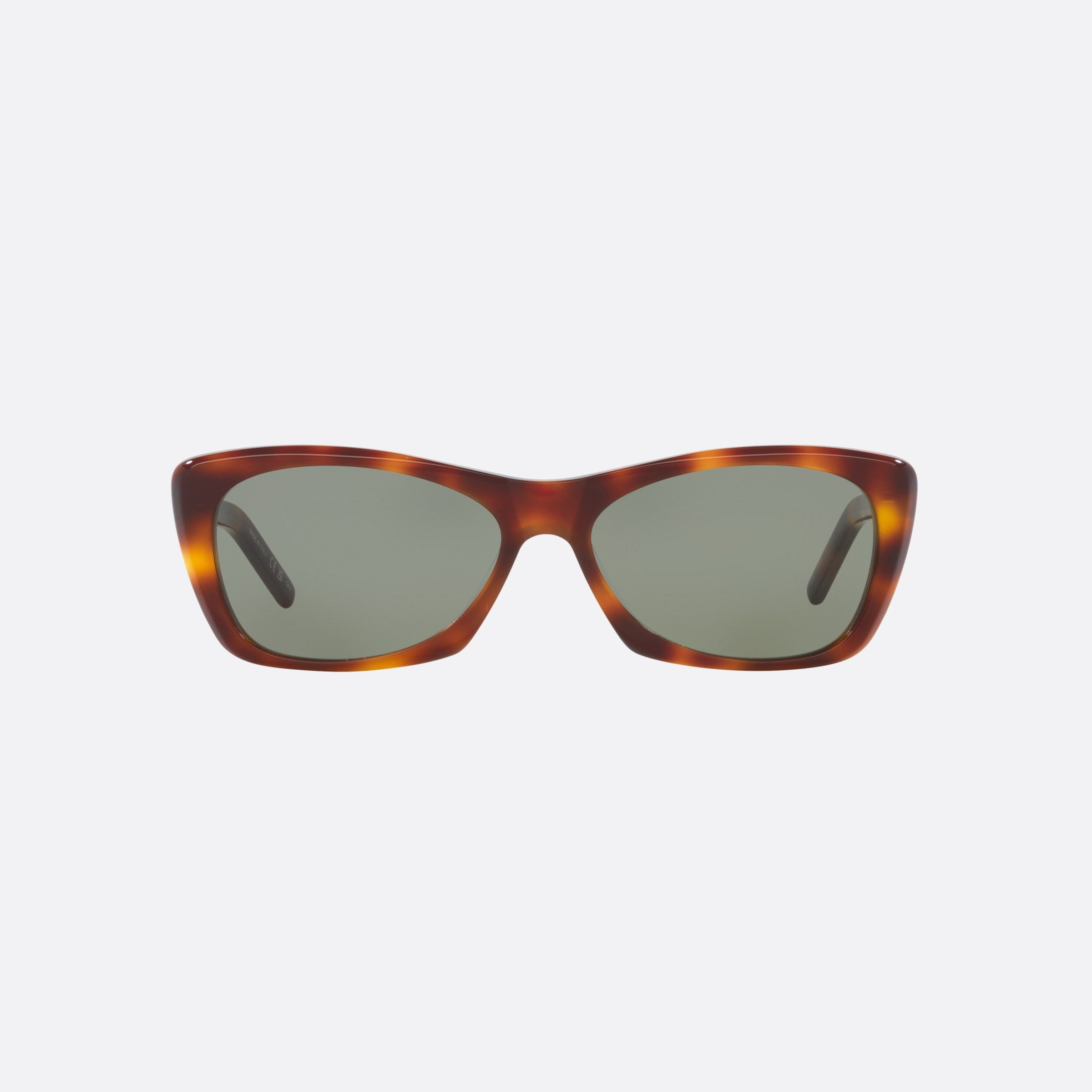 Saint 58mm Laurent Tortoise Cat Eye Woman Sunglasses - Side View