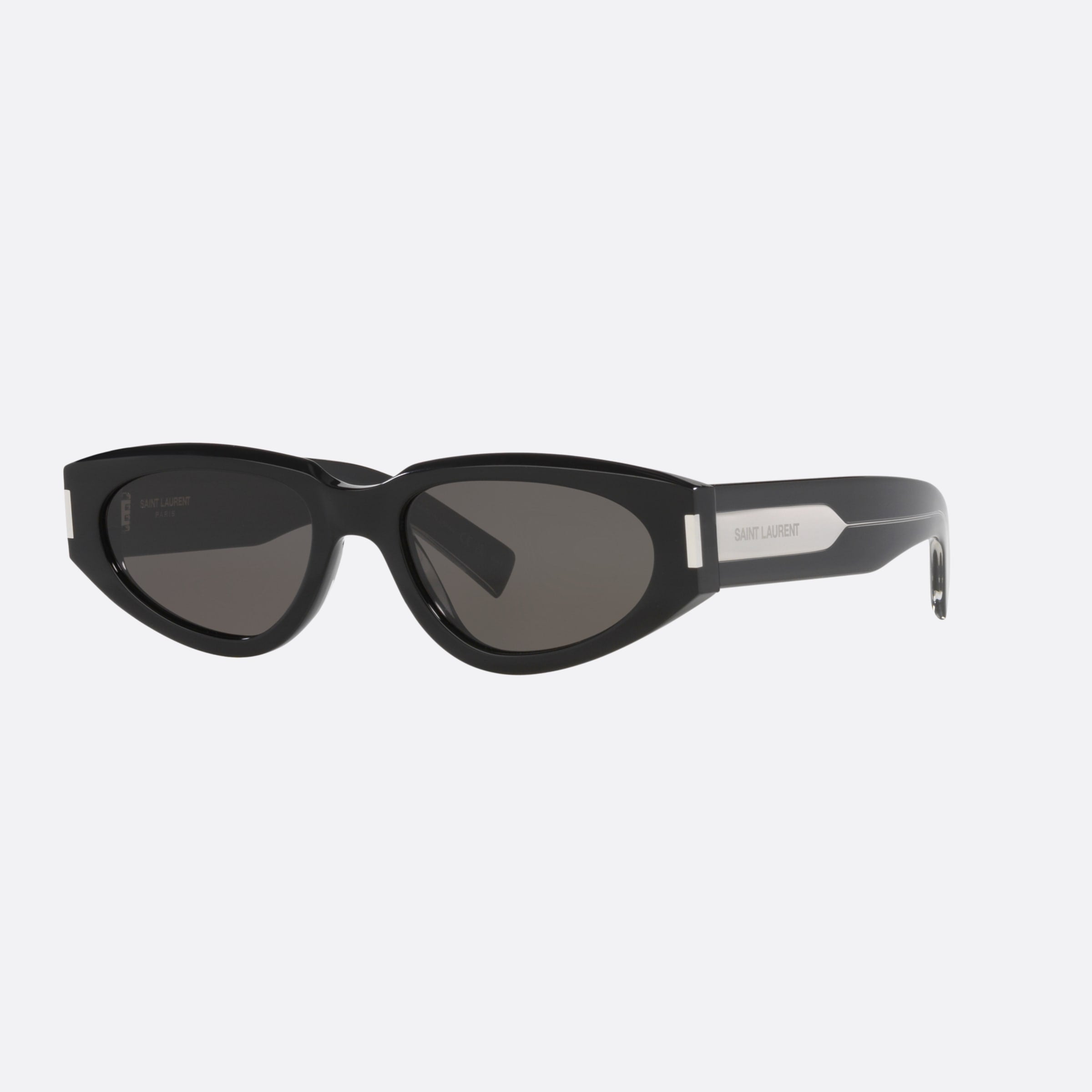 Saint 56mm Laurent Black Round Woman Sunglasses - Main View