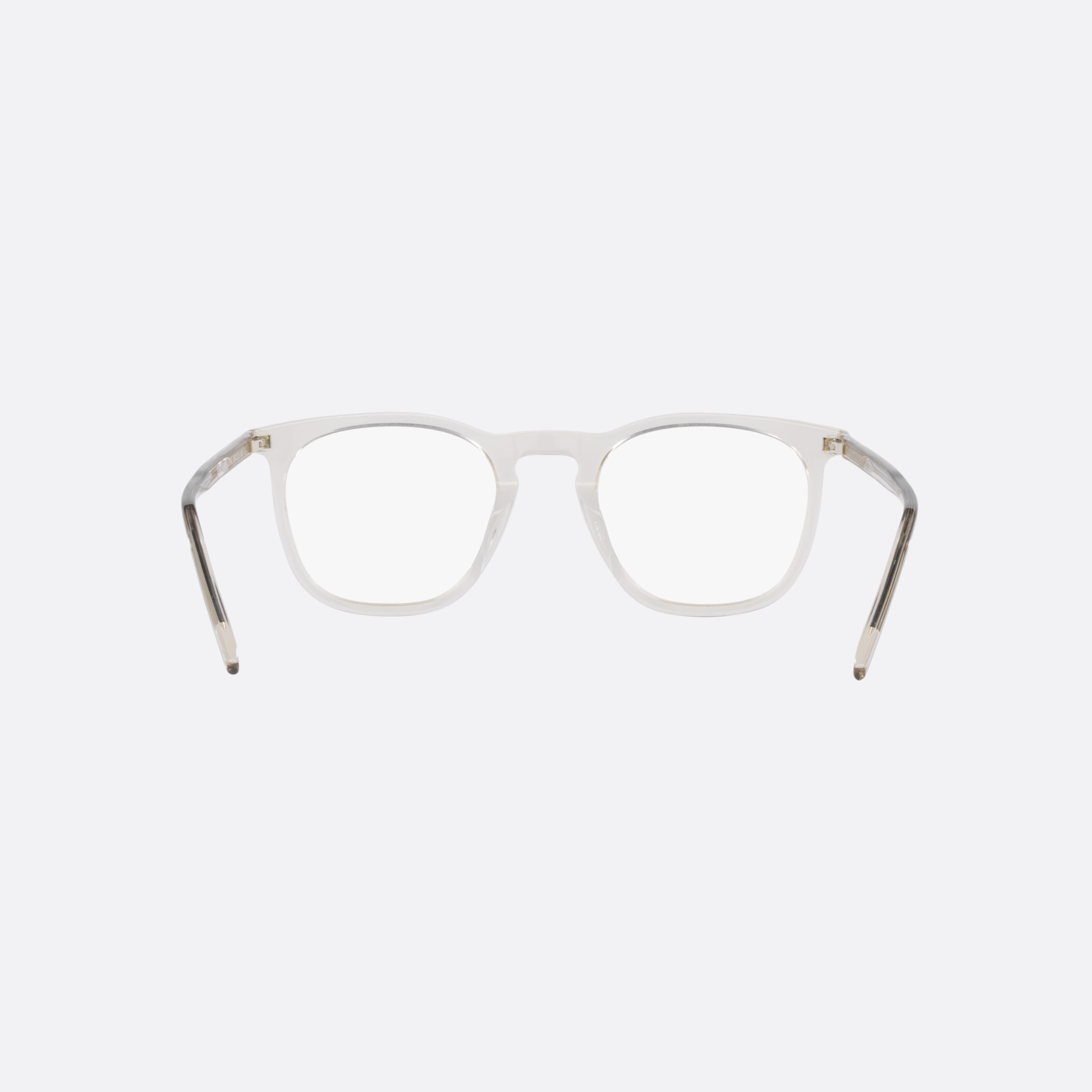 Saint 49mm Laurent Opt Brown Round Man Eyeglasses - Side View