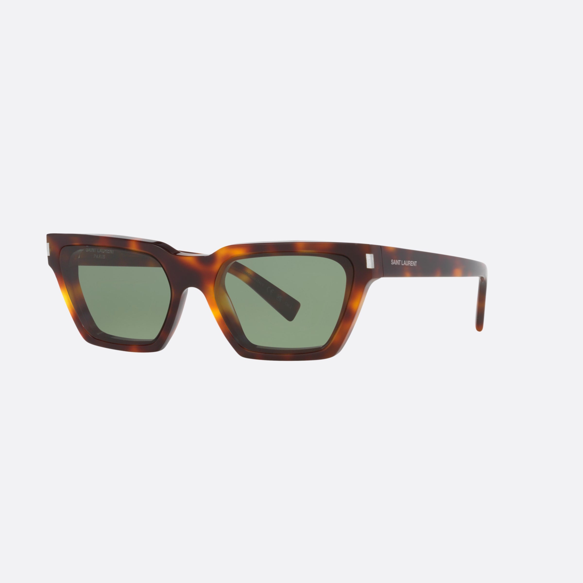 Saint 57mm Laurent Havana Cat Eye Woman Sunglasses - Main View