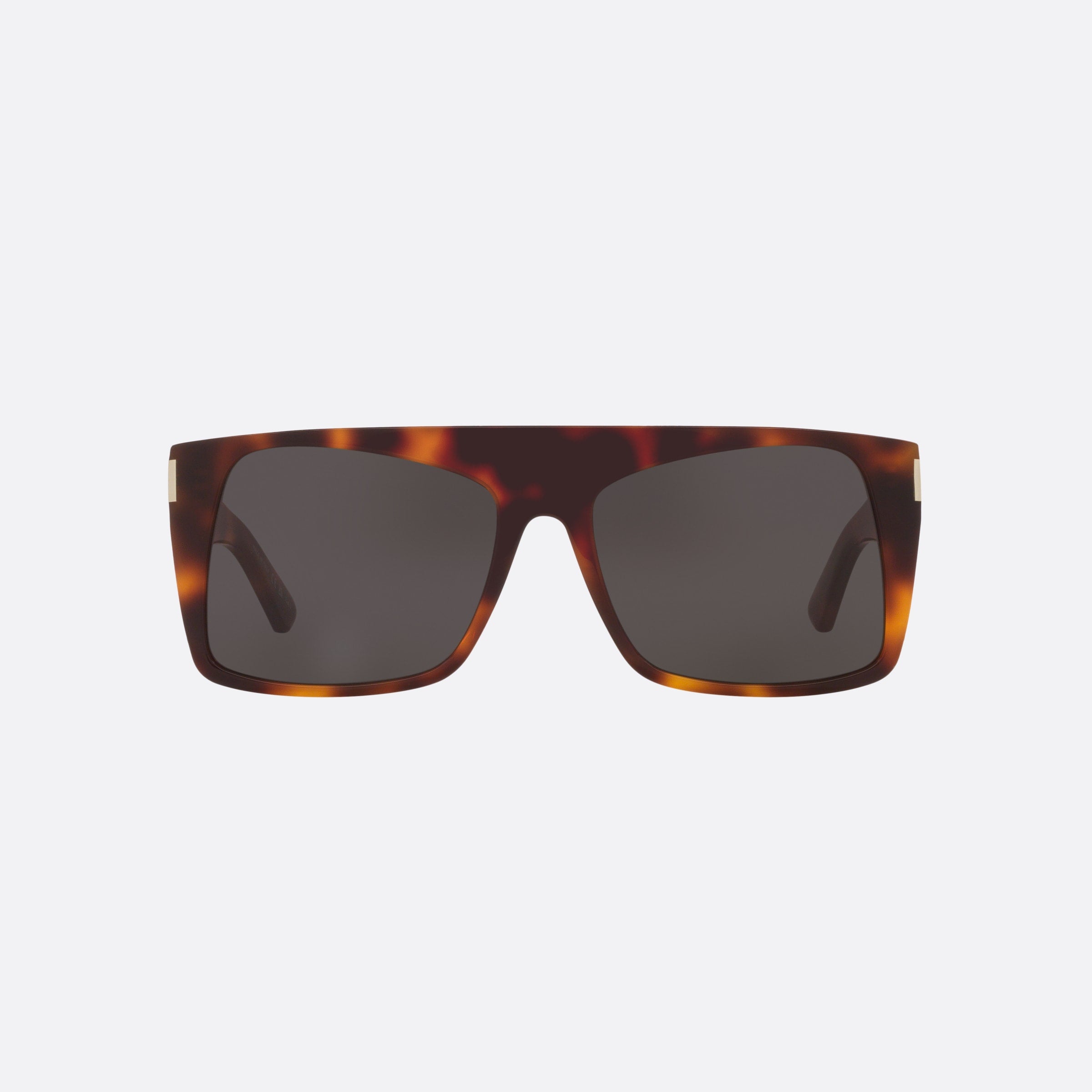 Saint 58mm Laurent Tortoise Rectangle Woman Sunglasses - Side View