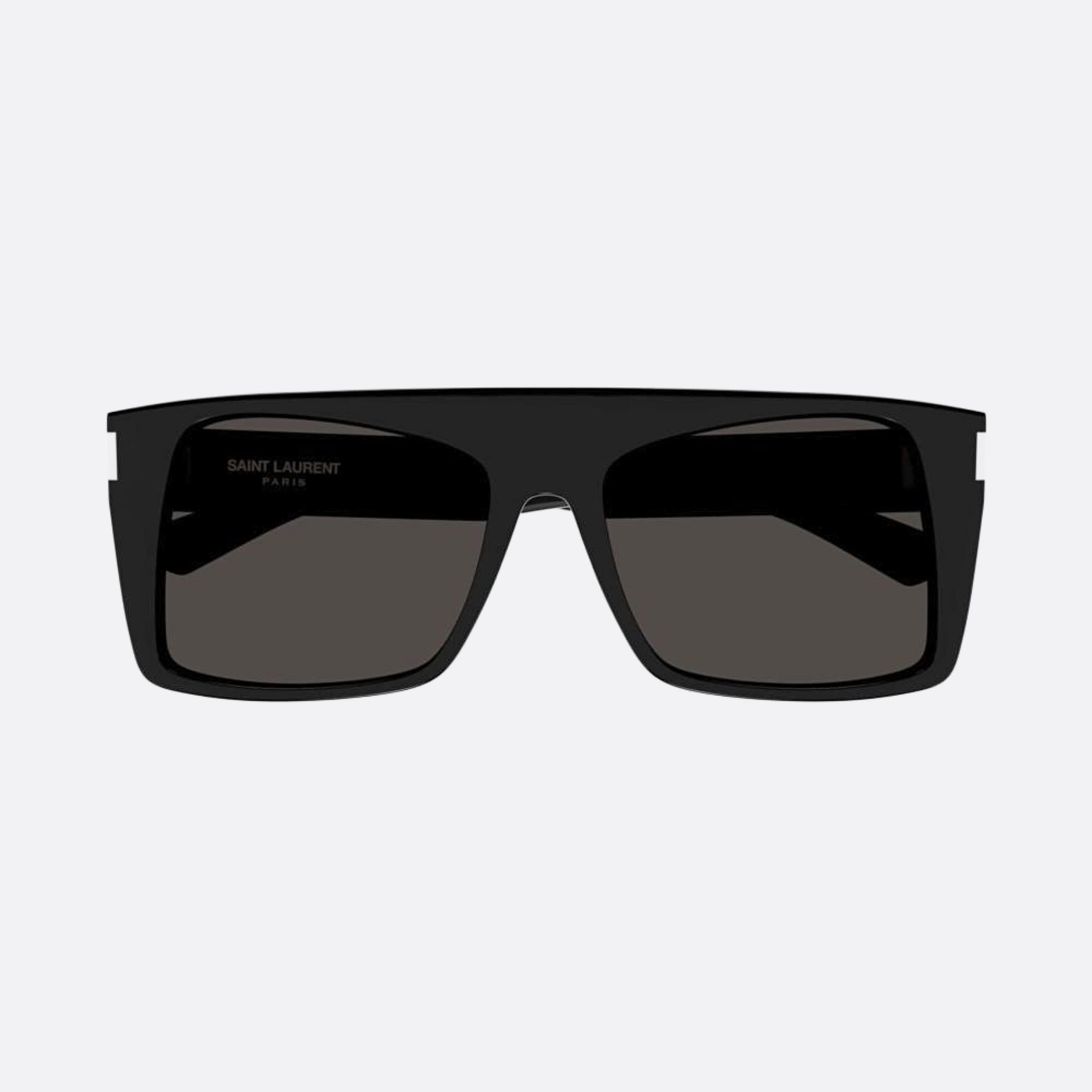 Saint 58mm Laurent Vitti Black Squared Woman Sunglasses - Main View