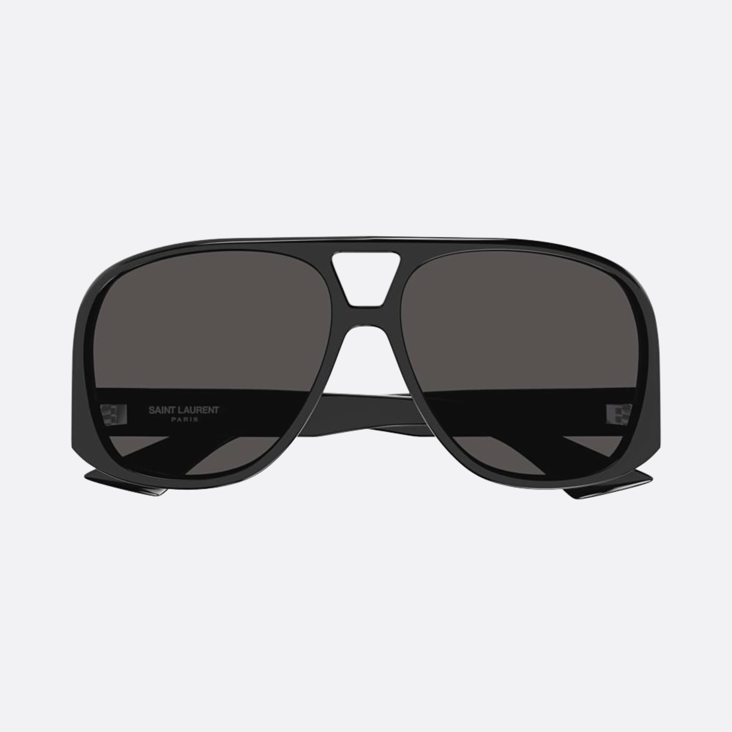 Saint 61mm Laurent Solace Black Pilot Woman Sunglasses - Main View