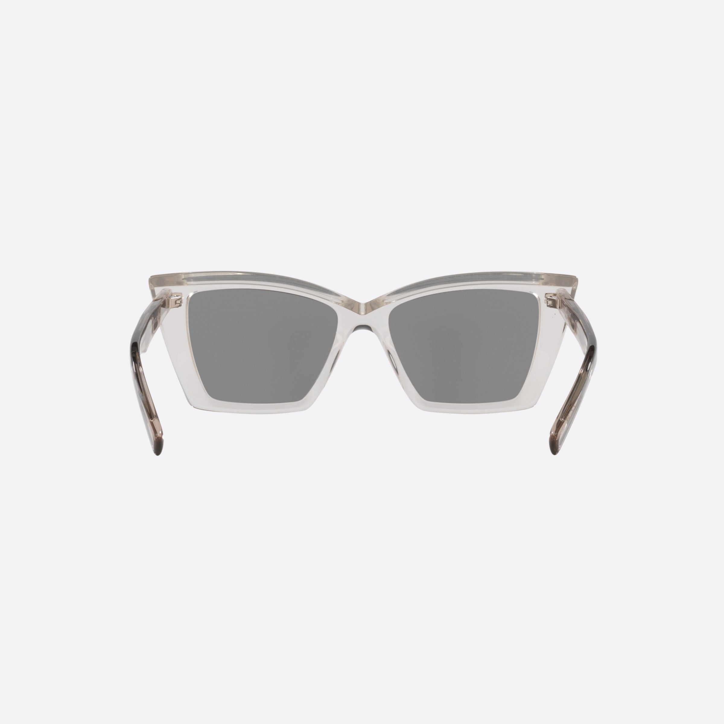 Saint 54mm Laurent Bes Brown Cat Eye Woman Sunglasses - Side View