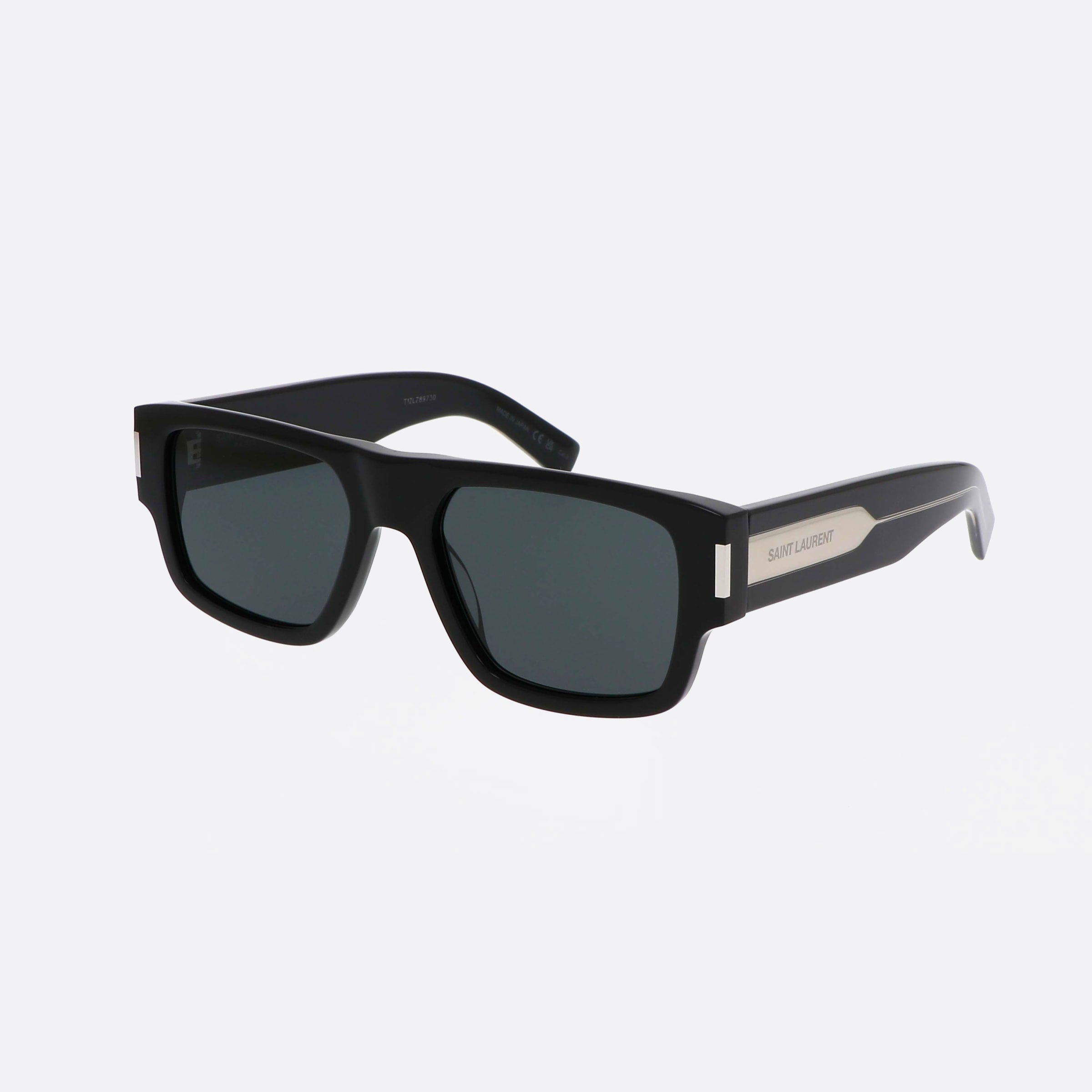 Saint 55mm Laurent Black Squared Man Sunglasses - Main View