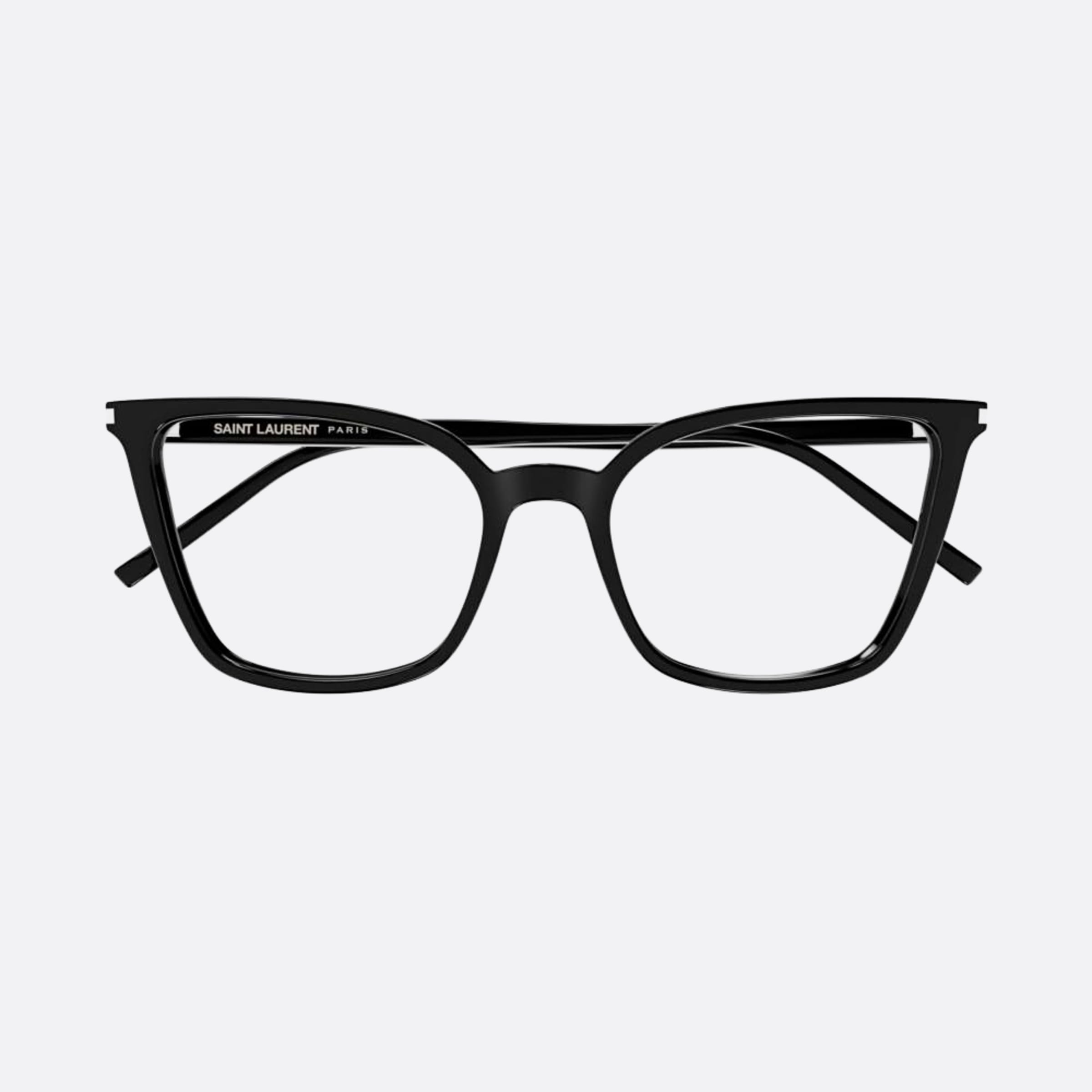 Saint 54mm Laurent Black Butterfly Woman Eyeglasses - Main View