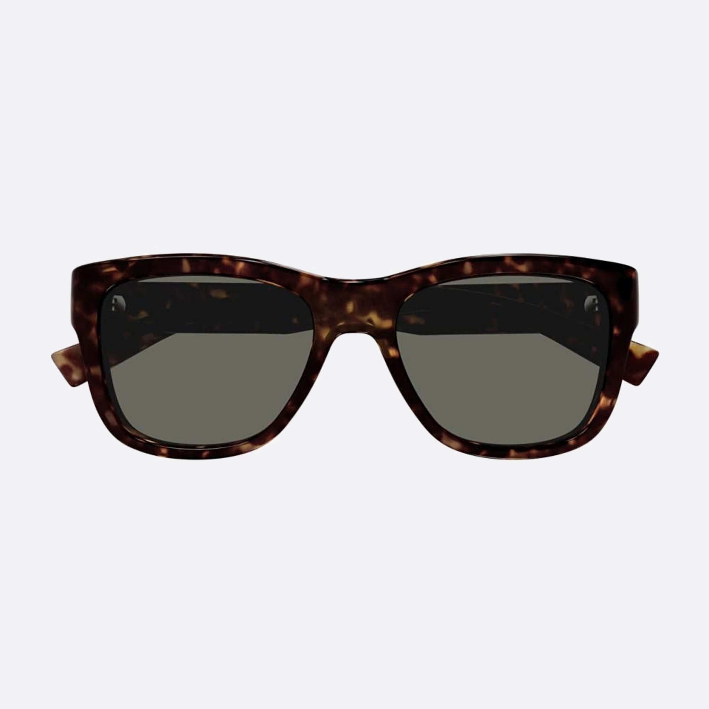 Saint 54mm Laurent Havana Geometric Man Sunglasses - Main View