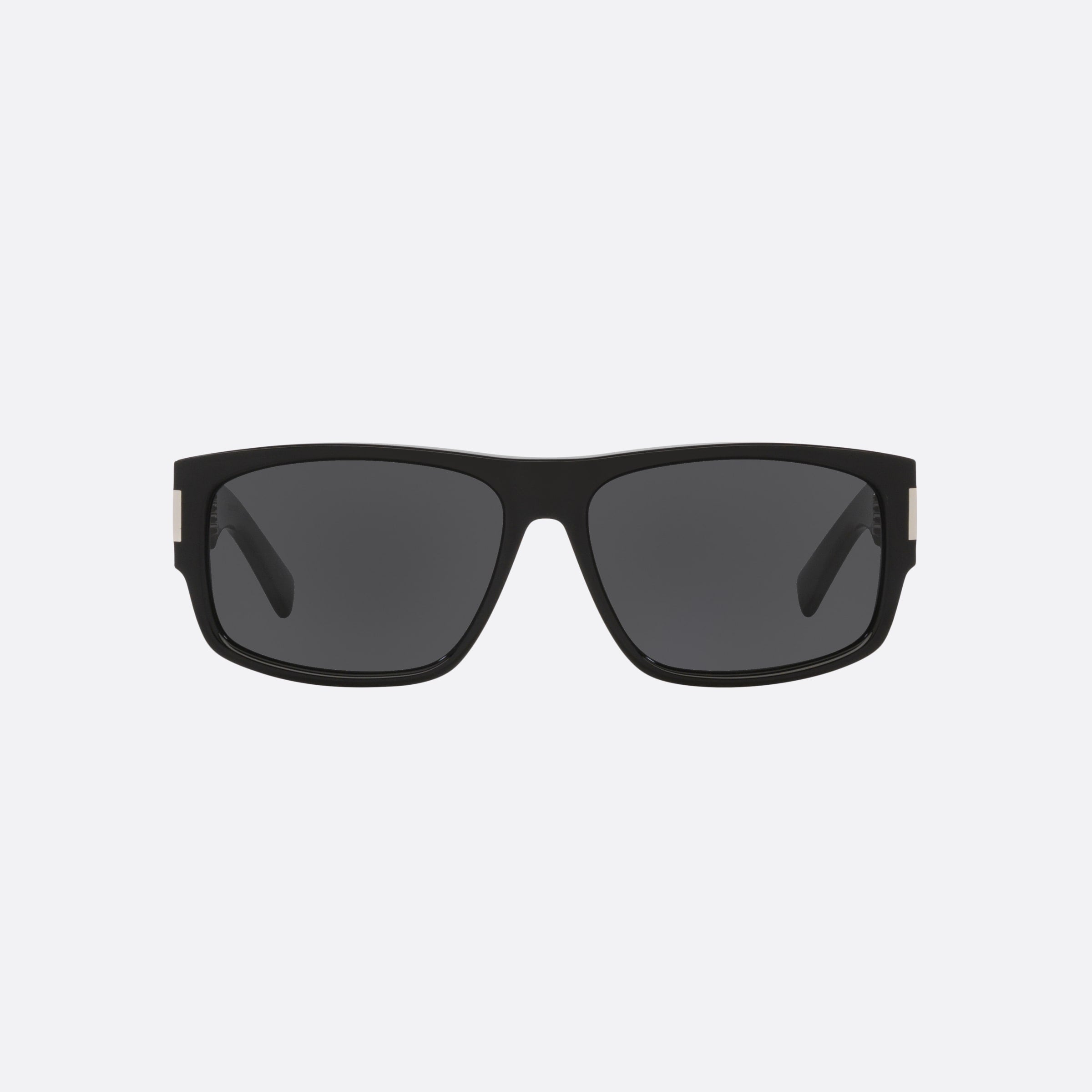 Saint 59mm Laurent Black Rectangle Man Sunglasses - Side View