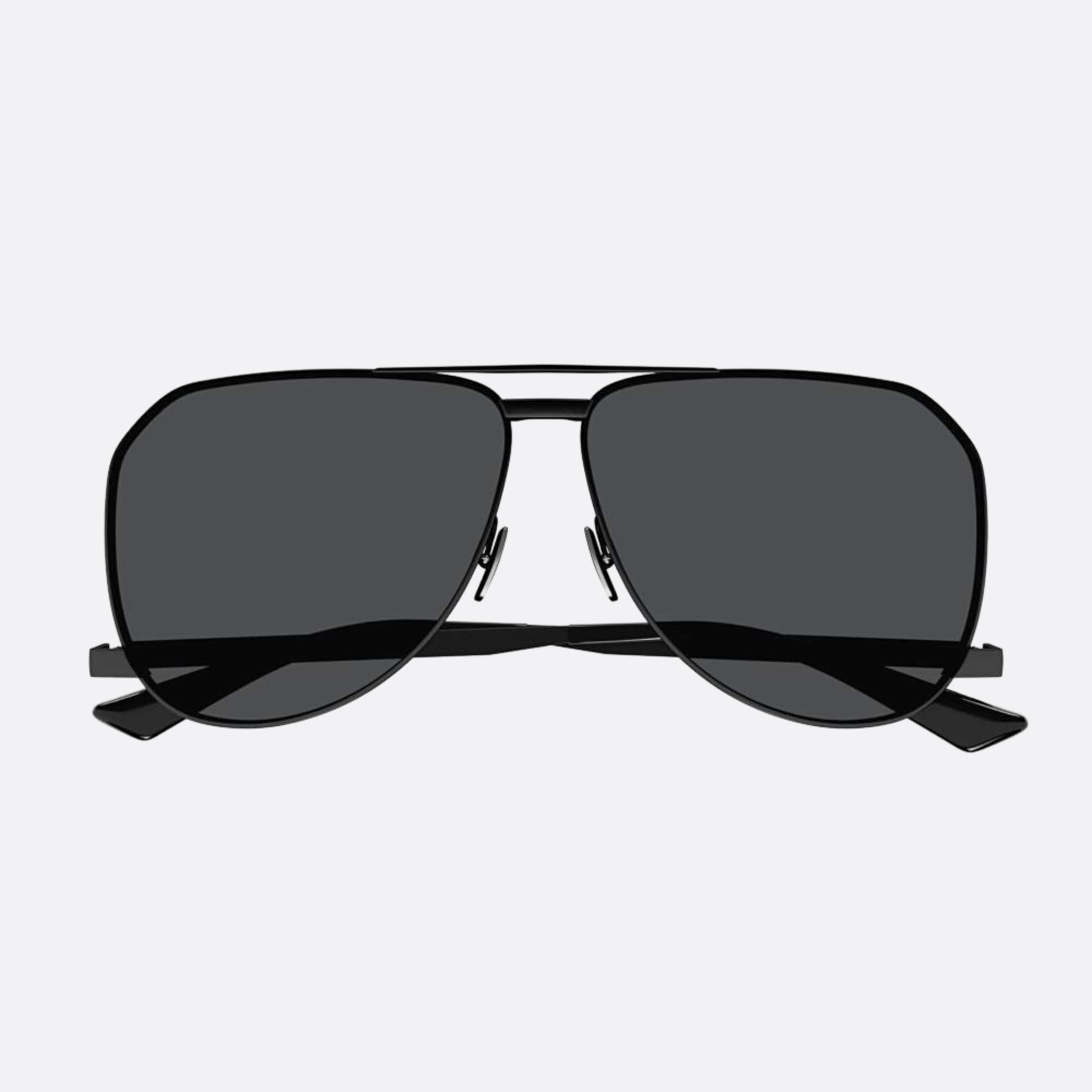 Saint 61mm Laurent Dust Black Pilot Man Sunglasses - Main View