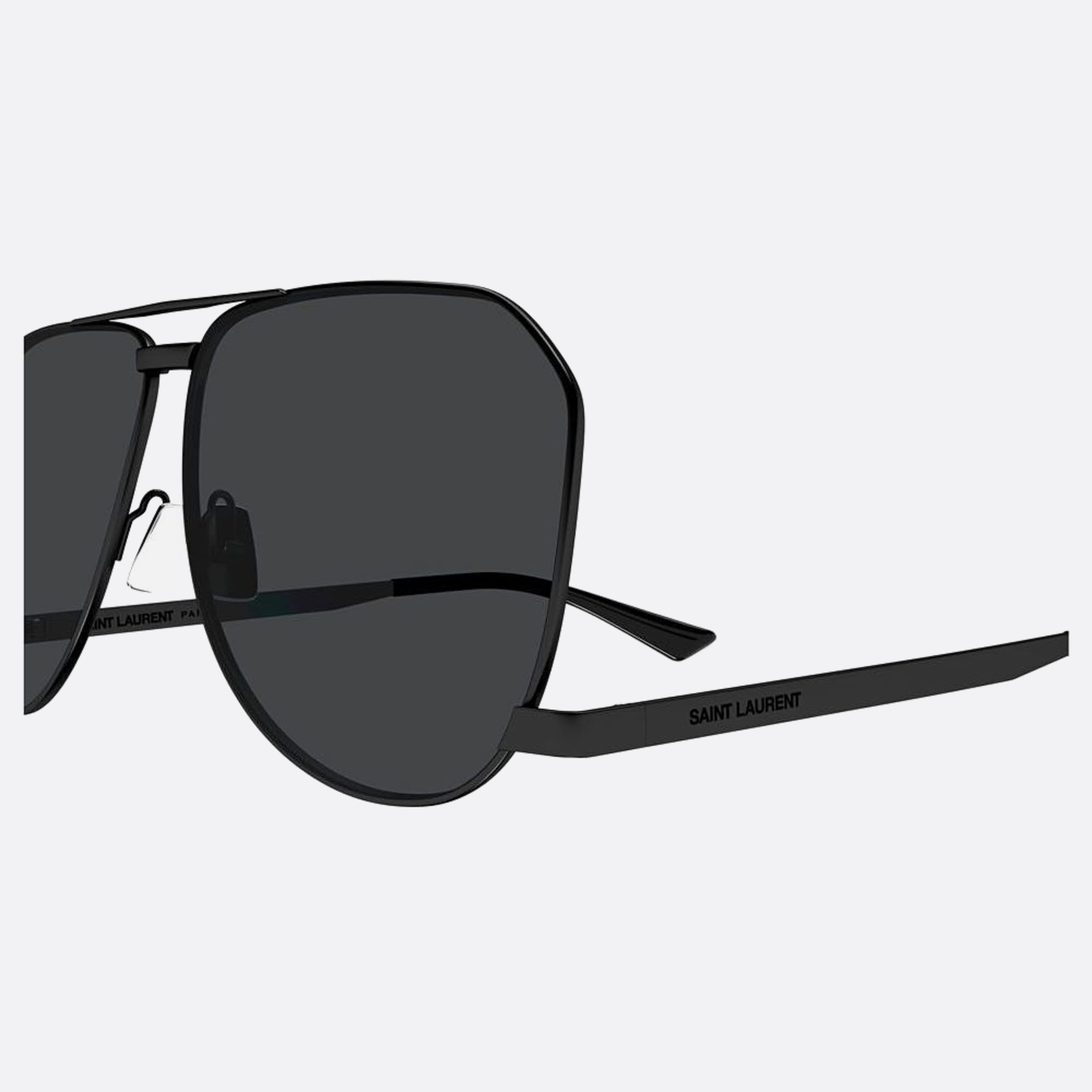 Saint 61mm Laurent Dust Black Pilot Man Sunglasses - Lifestyle Shot