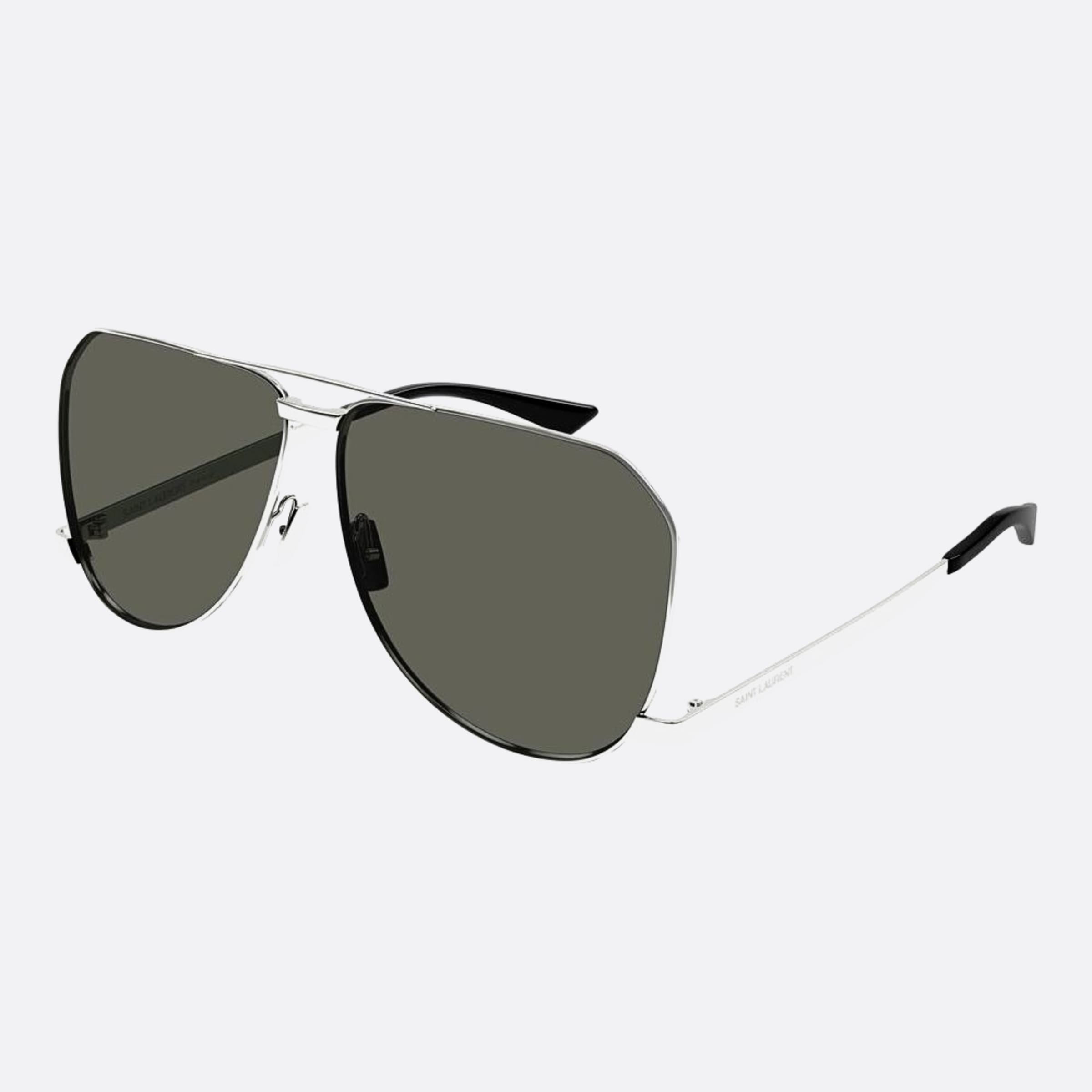 Saint 61mm Laurent Dust Sgg Black Pilot Man Sunglasses - Side View