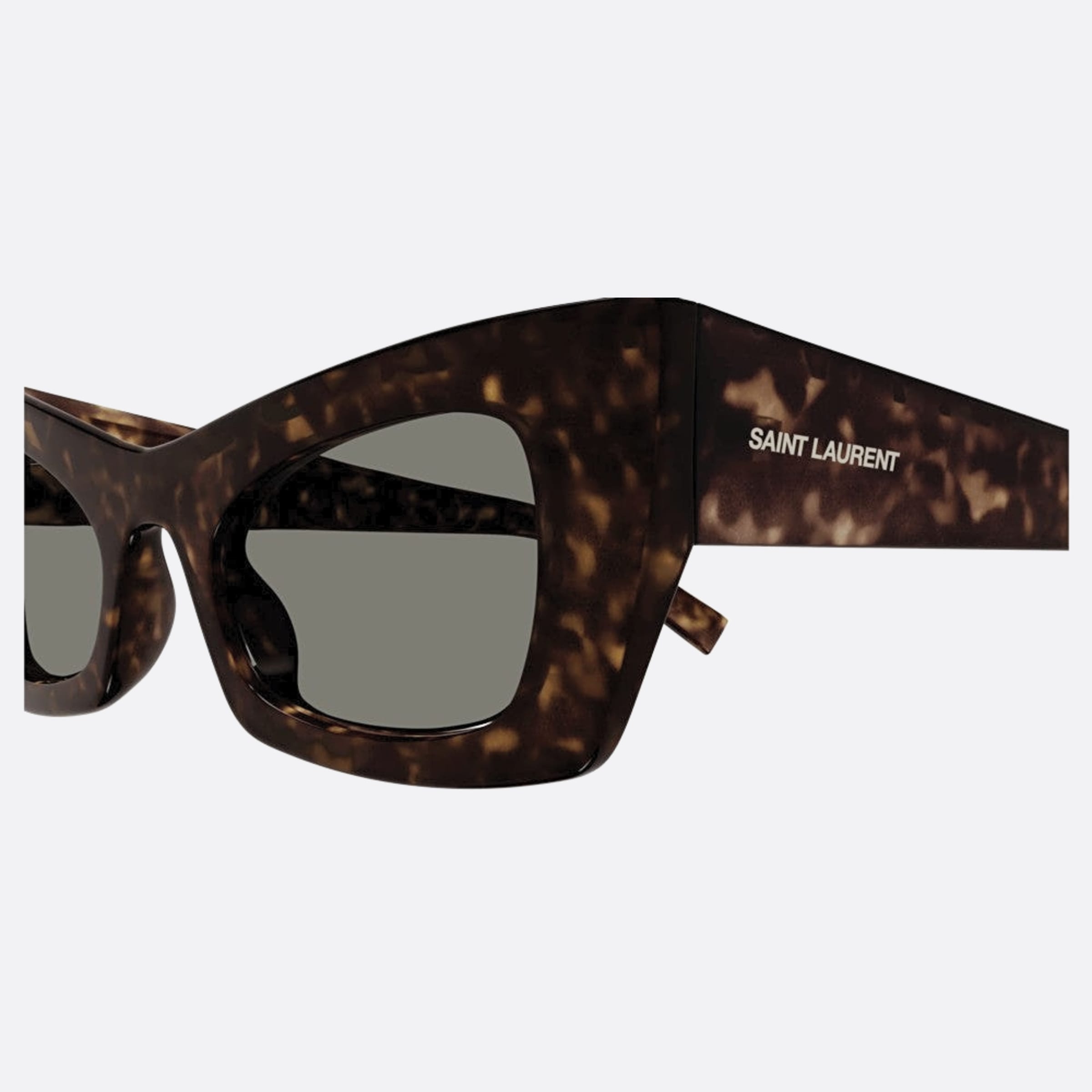 Saint 49mm Laurent Havana Cat Eye Woman Sunglasses - Detail View