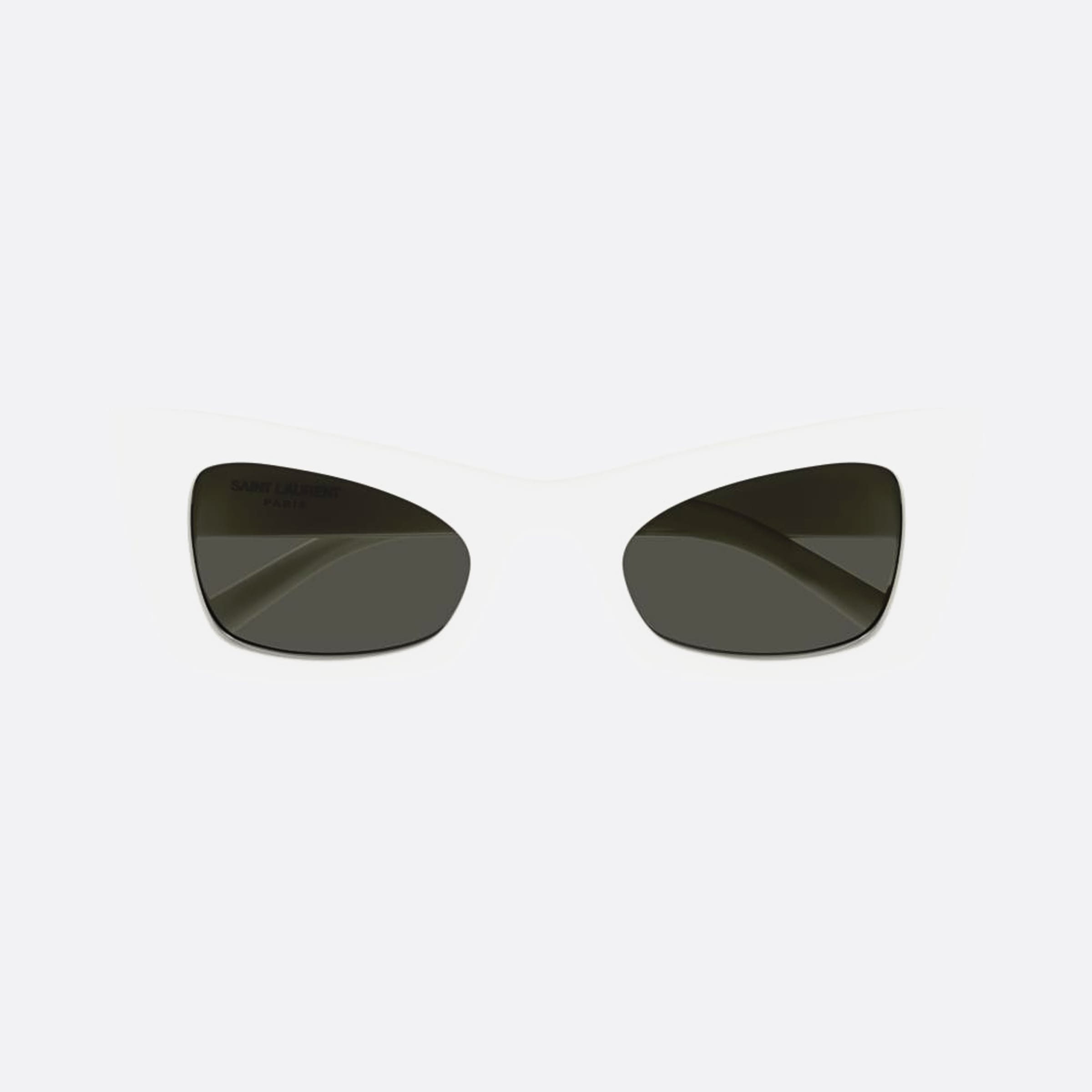 Saint 49mm Laurent White Cat Eye Woman Sunglasses - Main View
