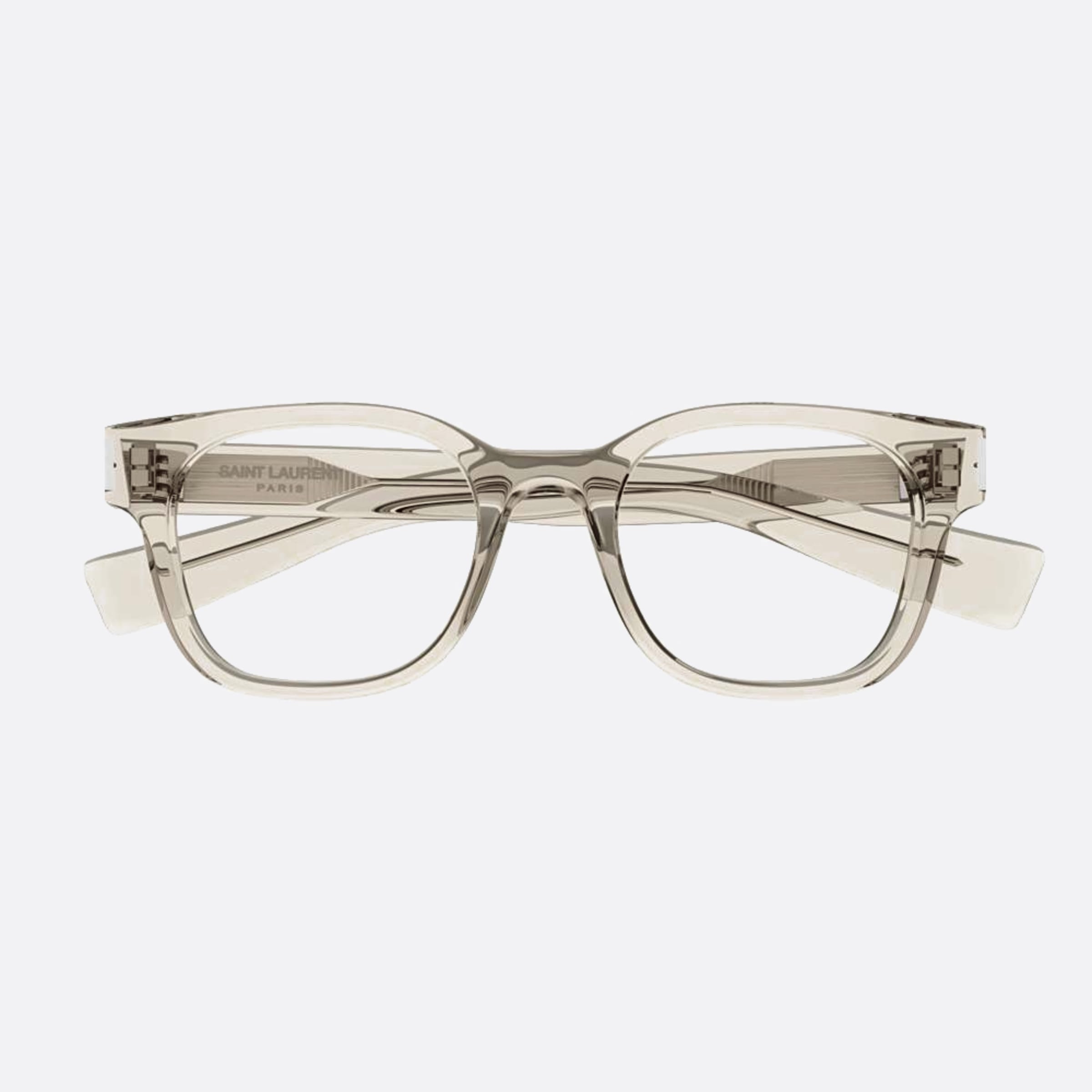 Saint 51mm Laurent Tbe Brown Squared Woman Eyeglasses - Main View