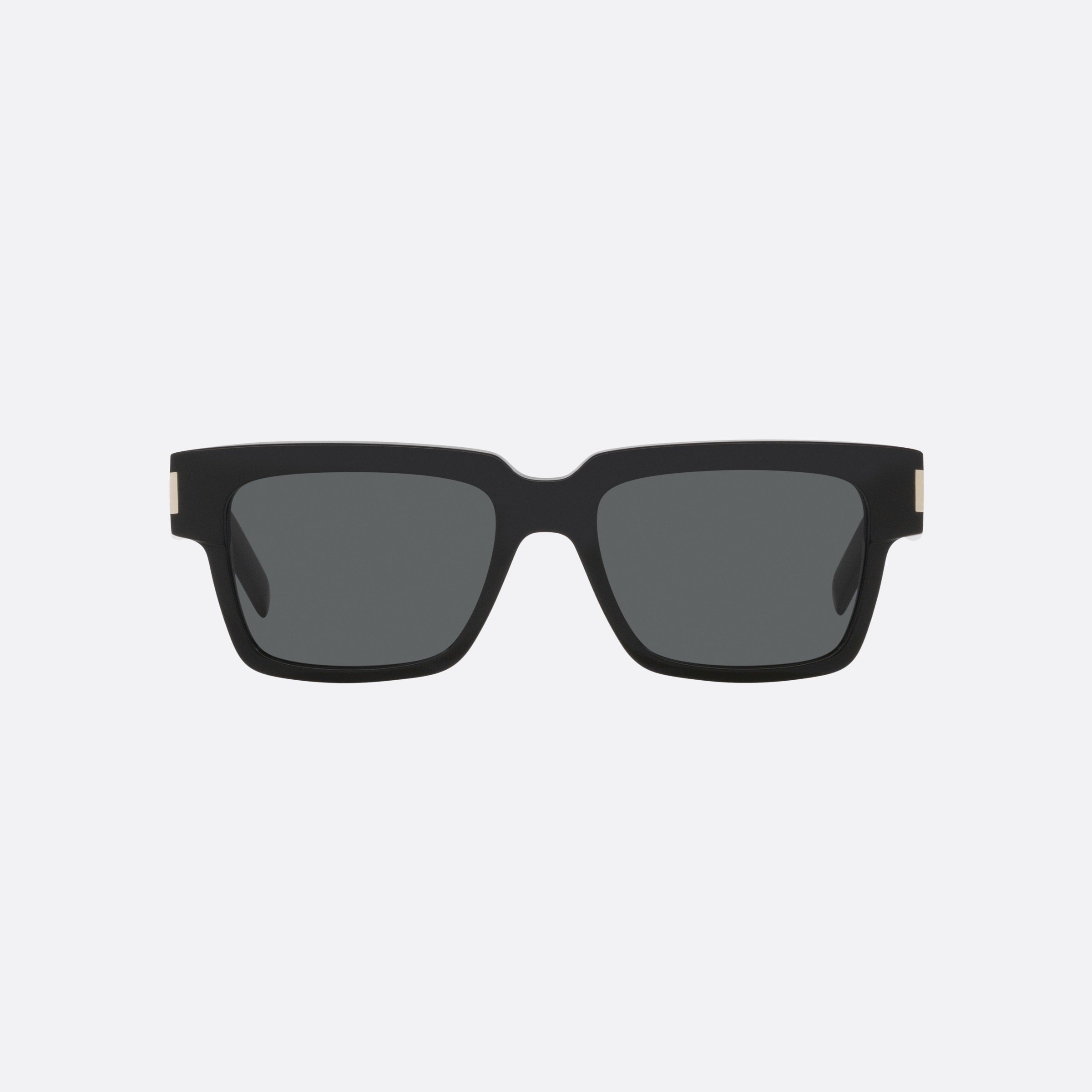 Saint 54mm Laurent Vadim Black Rectangle Man Sunglasses - Side View