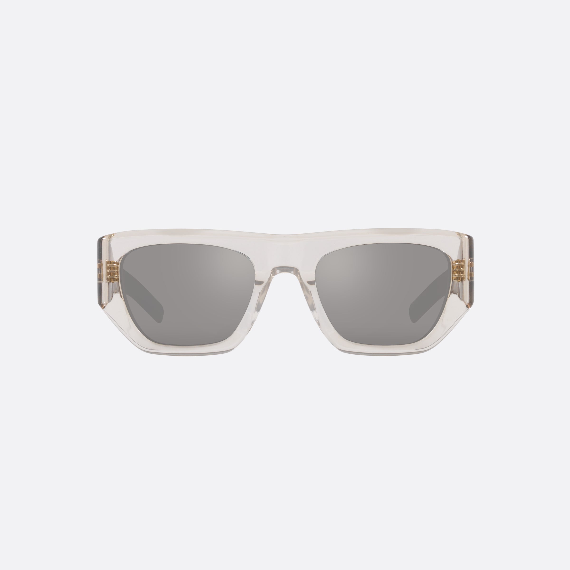 Saint 52mm Laurent Whsi Brown Rectangle Woman Sunglasses - Side View