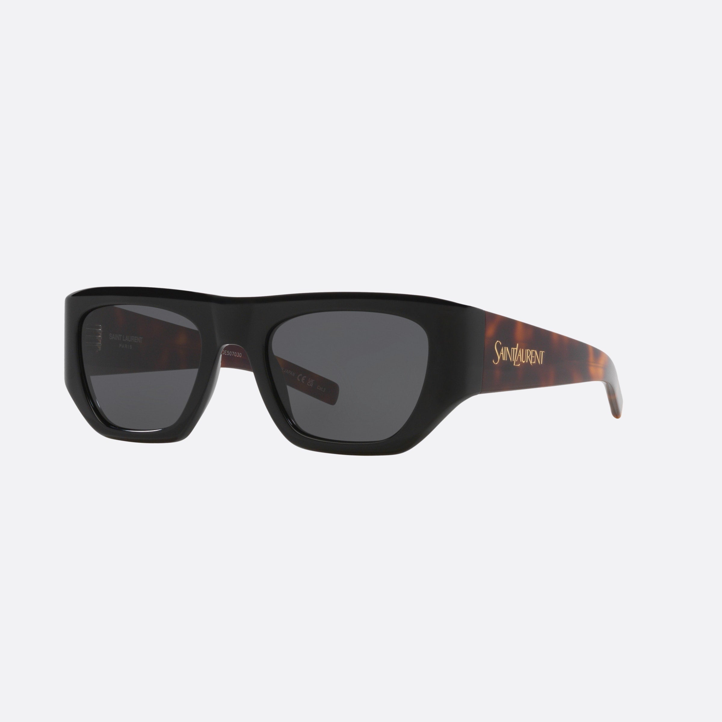 Saint 52mm Laurent Bhgy Black Rectangle Woman Sunglasses - Main View