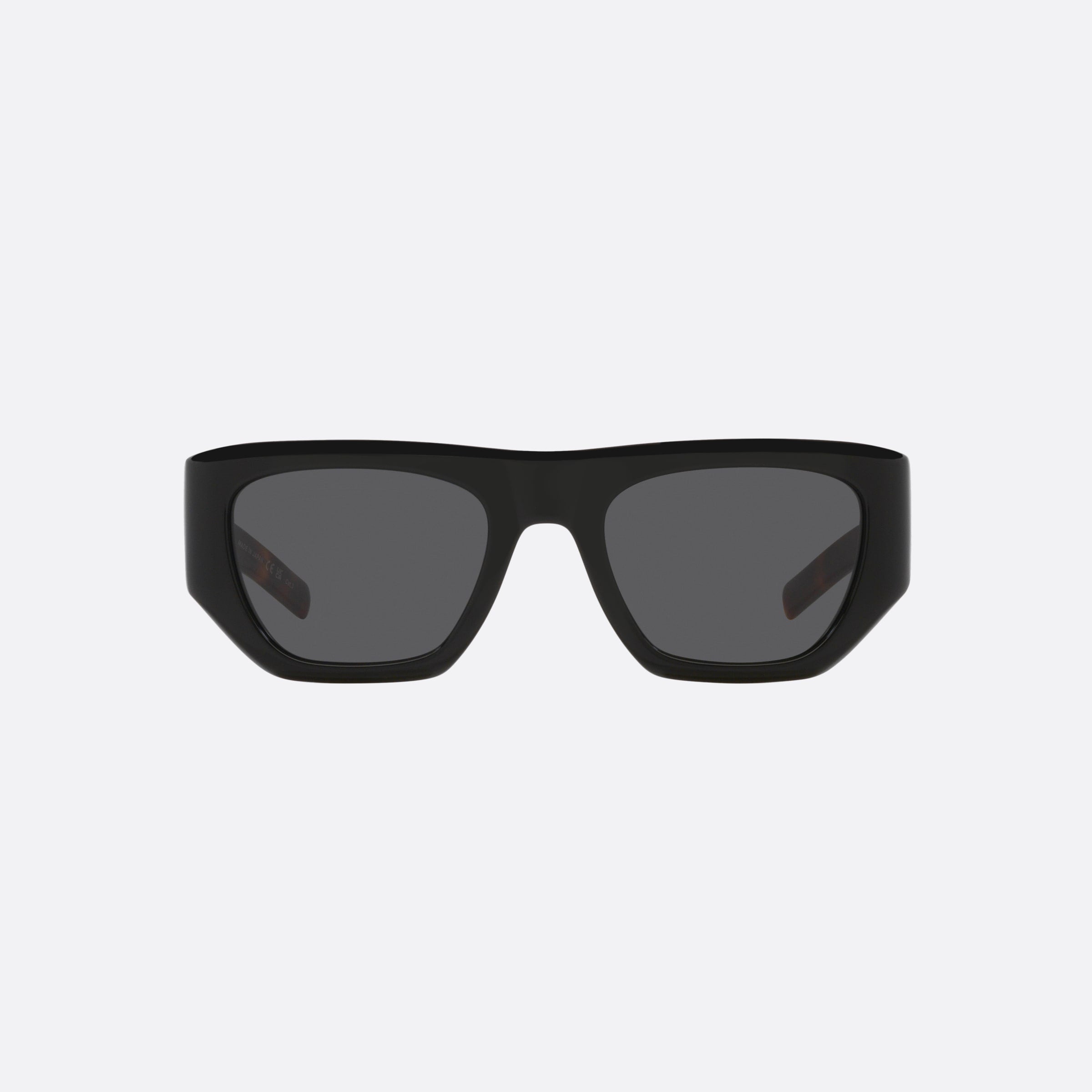 Saint 52mm Laurent Bhgy Black Rectangle Woman Sunglasses - Side View