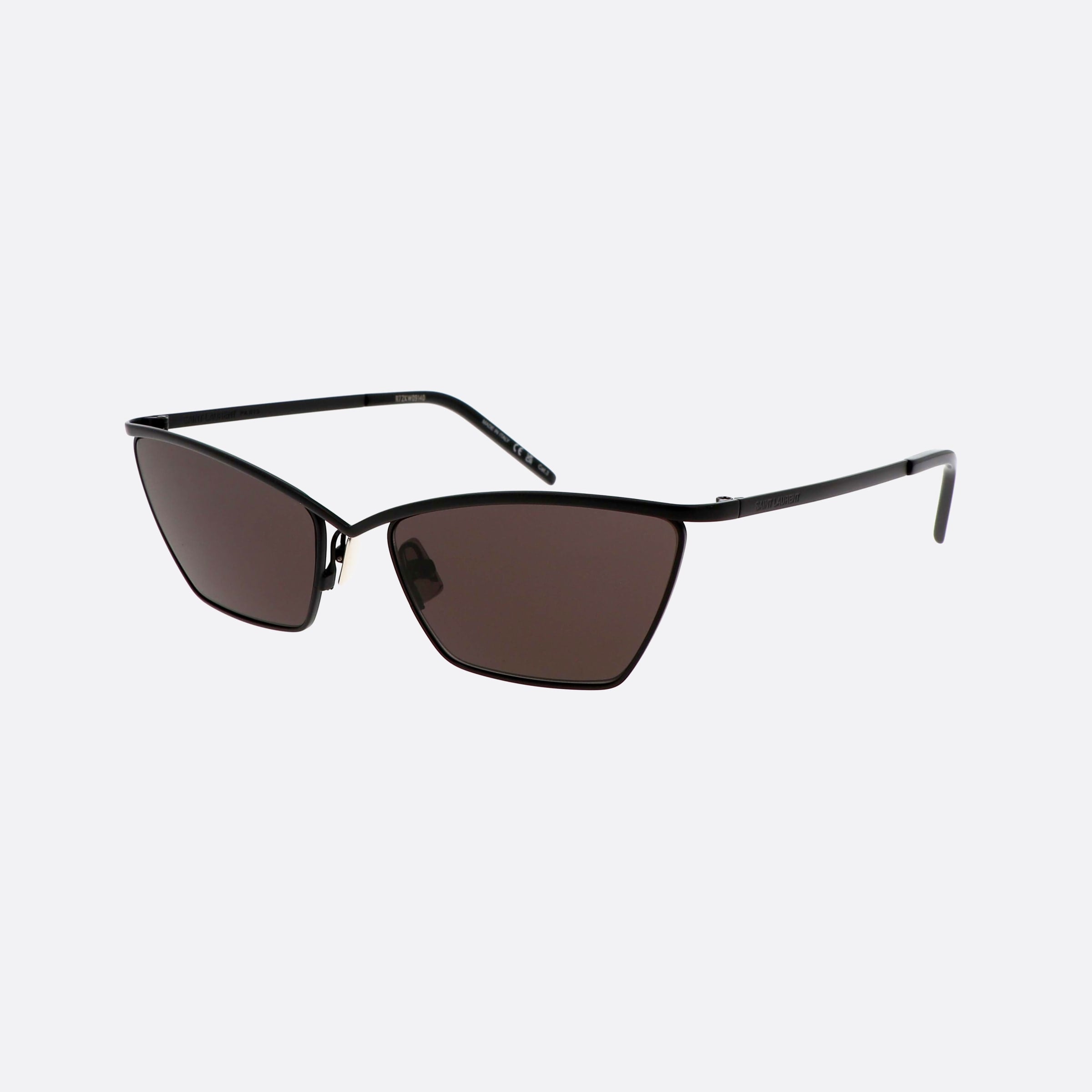 Saint 57mm Laurent Logo Black Cat Eye Woman Sunglasses - Main View