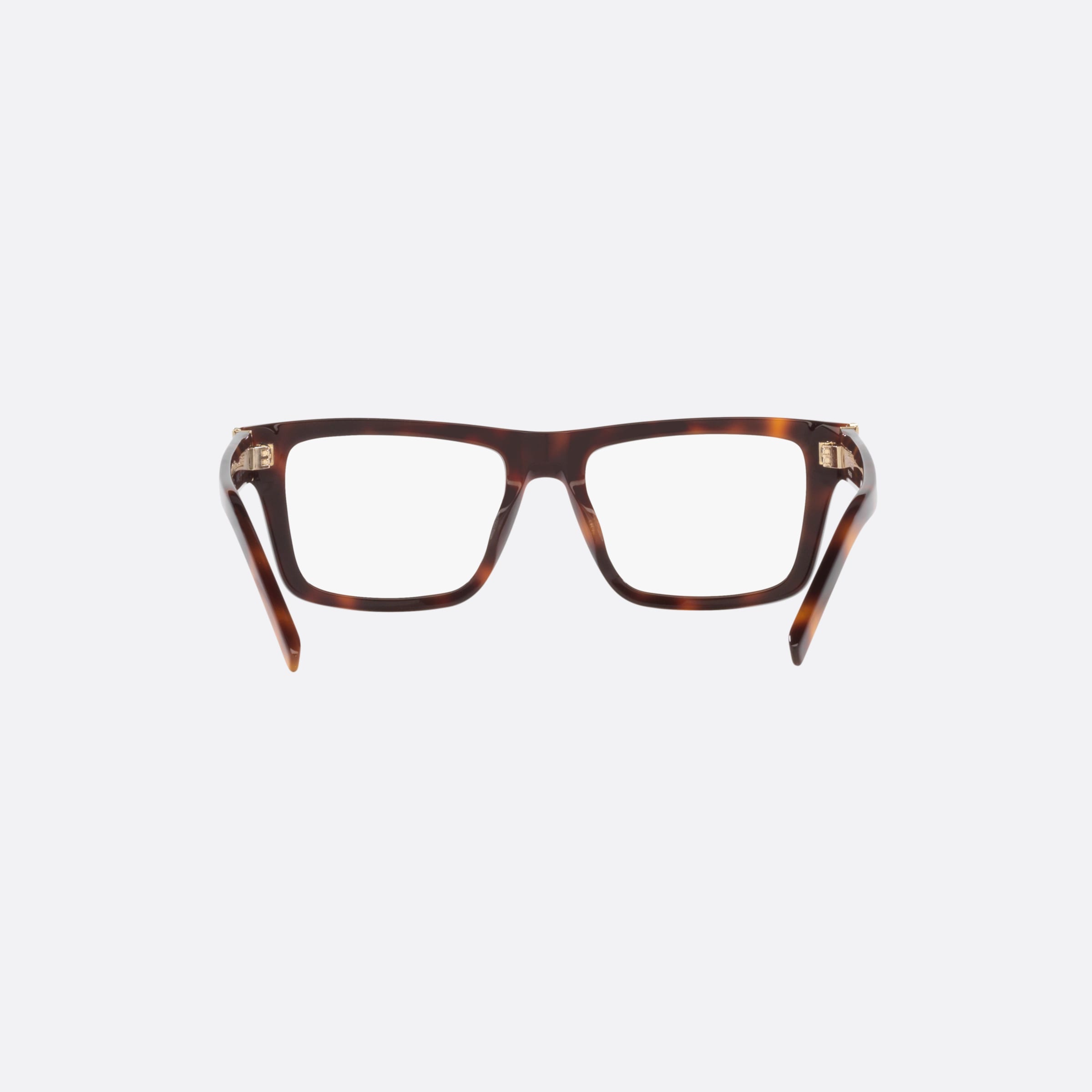 Saint 52mm Laurent M10 Havana Rectangular Man Eyeglasses - Side View