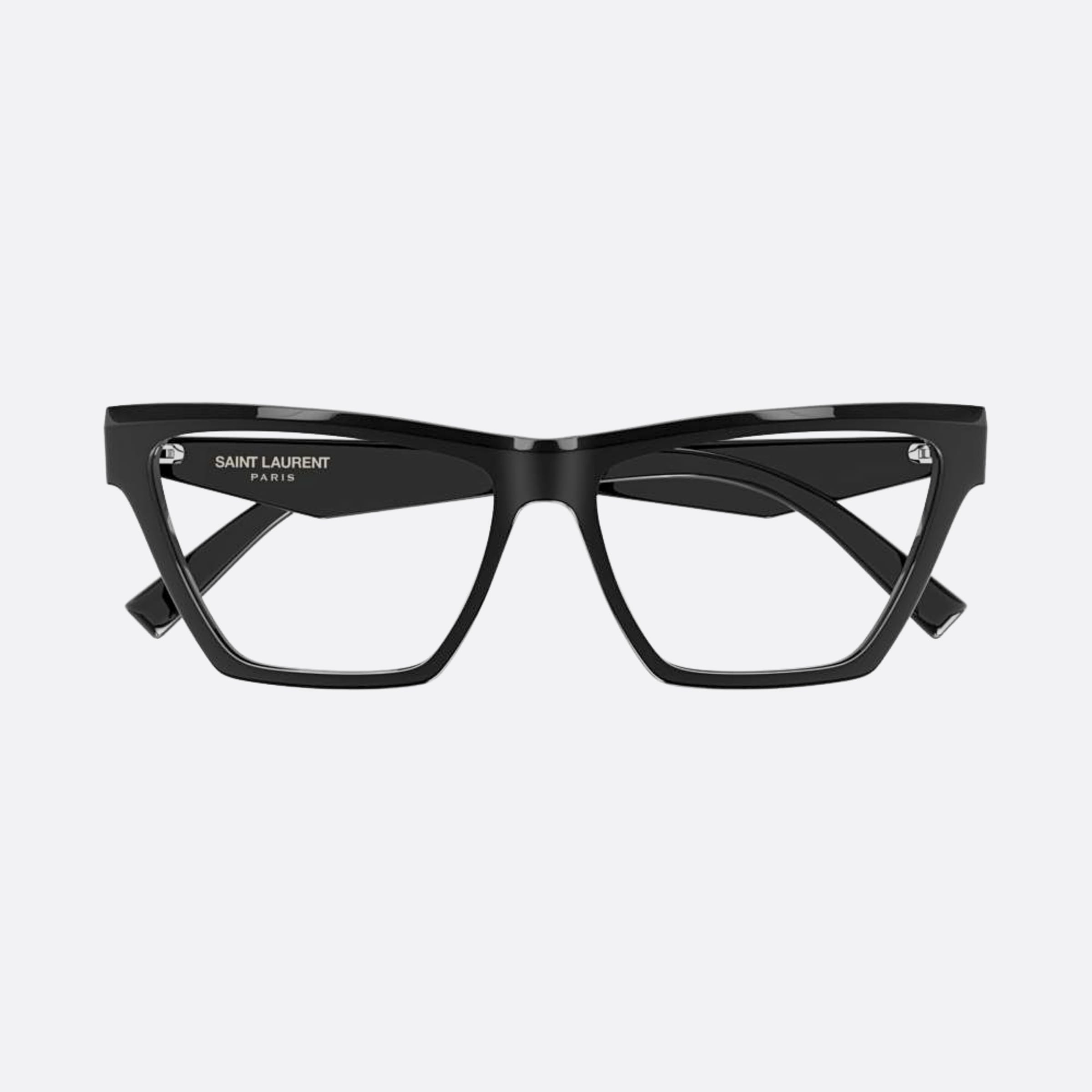 Saint 58mm Laurent M103 Opt Black Geometric Woman Eyeglasses - Main View