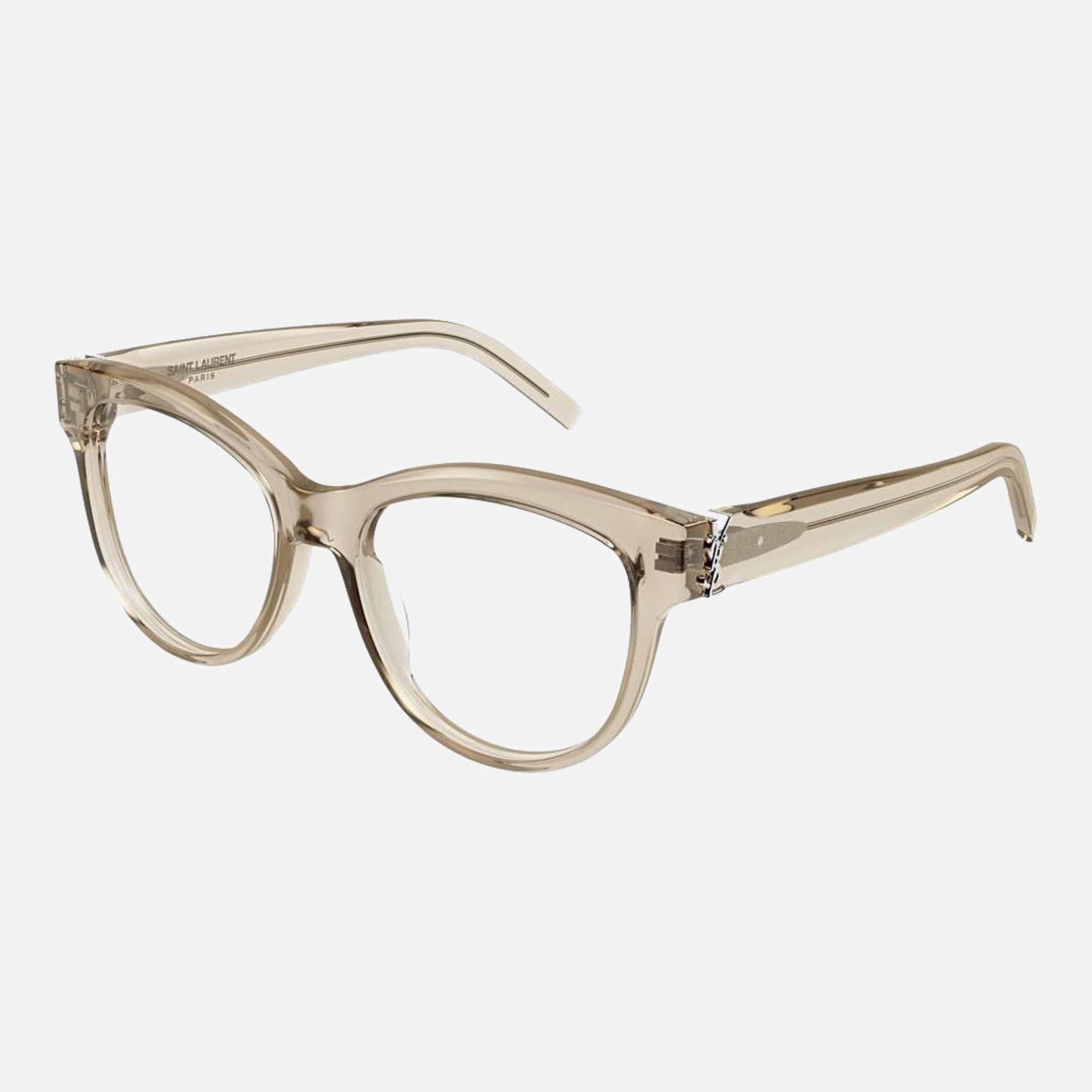 Saint 55mm Laurent M108 Brown Cat Eye Woman Eyeglasses - Side View