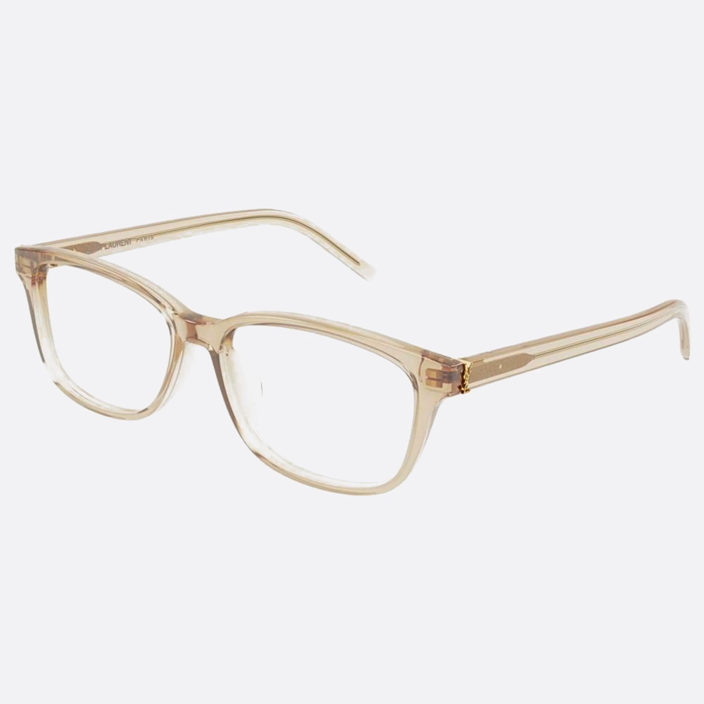 Saint 54mm Laurent M109 Pink Geometric Woman Eyeglasses - Side View