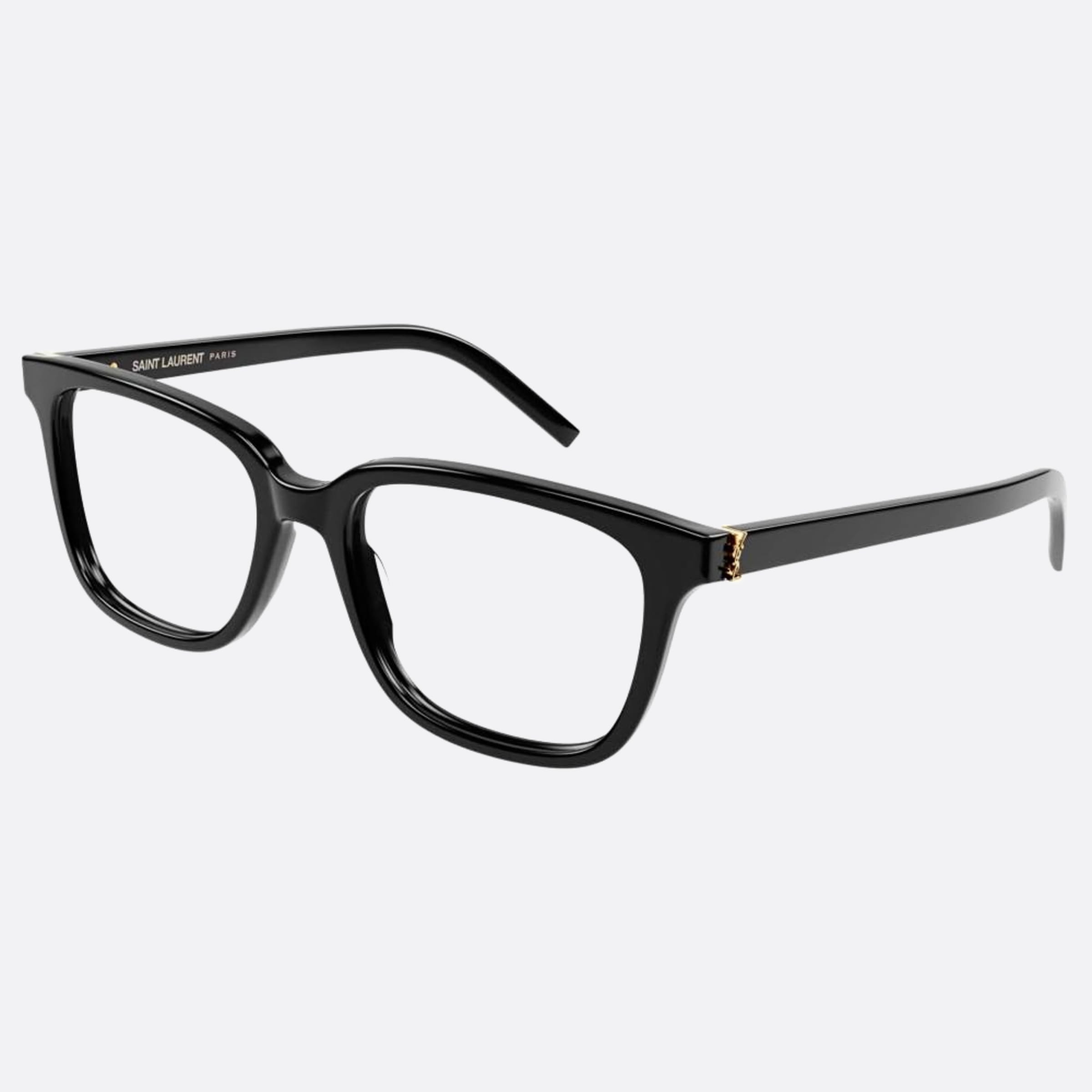Saint 53mm Laurent M110 Black Geometric Woman Eyeglasses - Side View