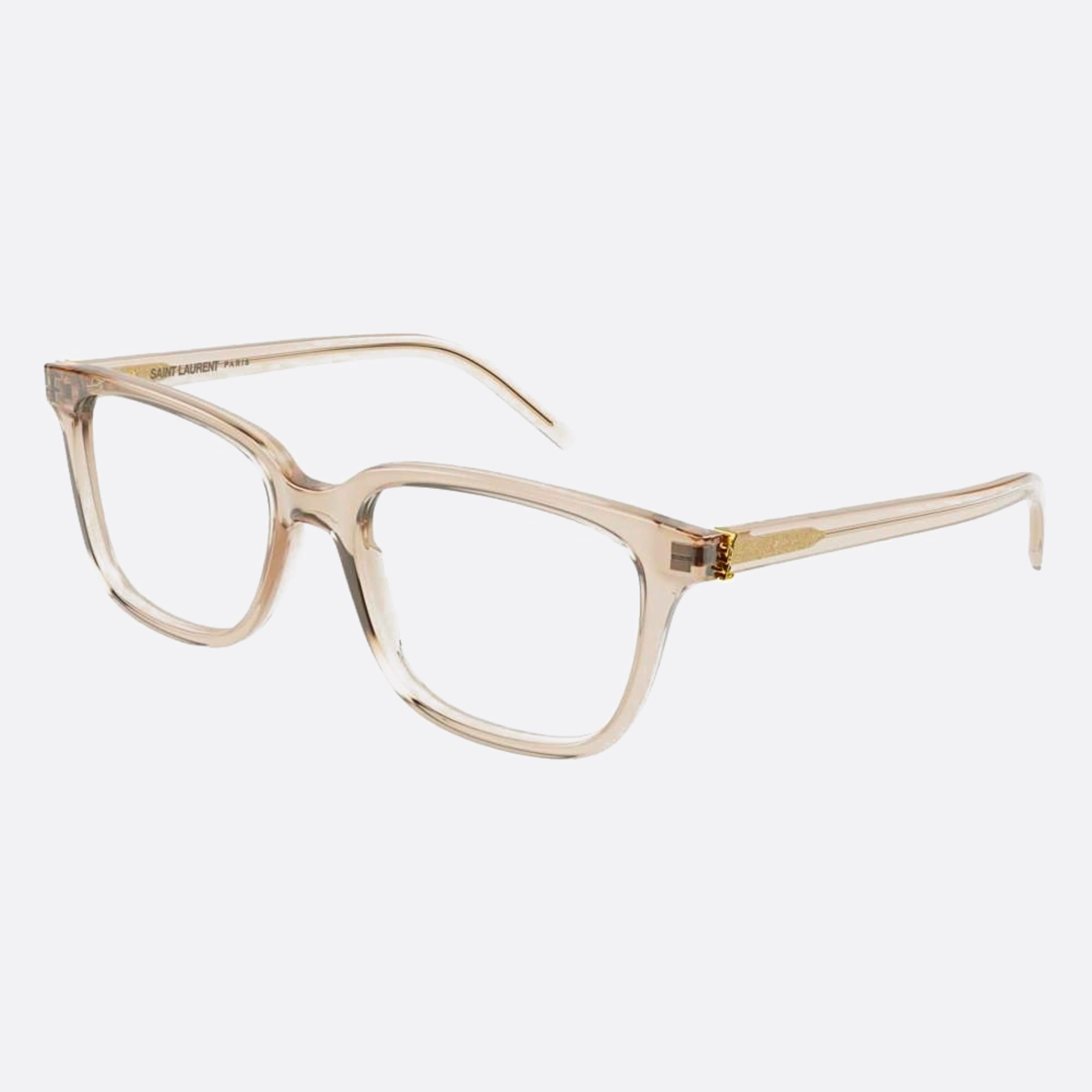Saint 53mm Laurent M110 Pink Geometric Women Eyeglasses - Side View