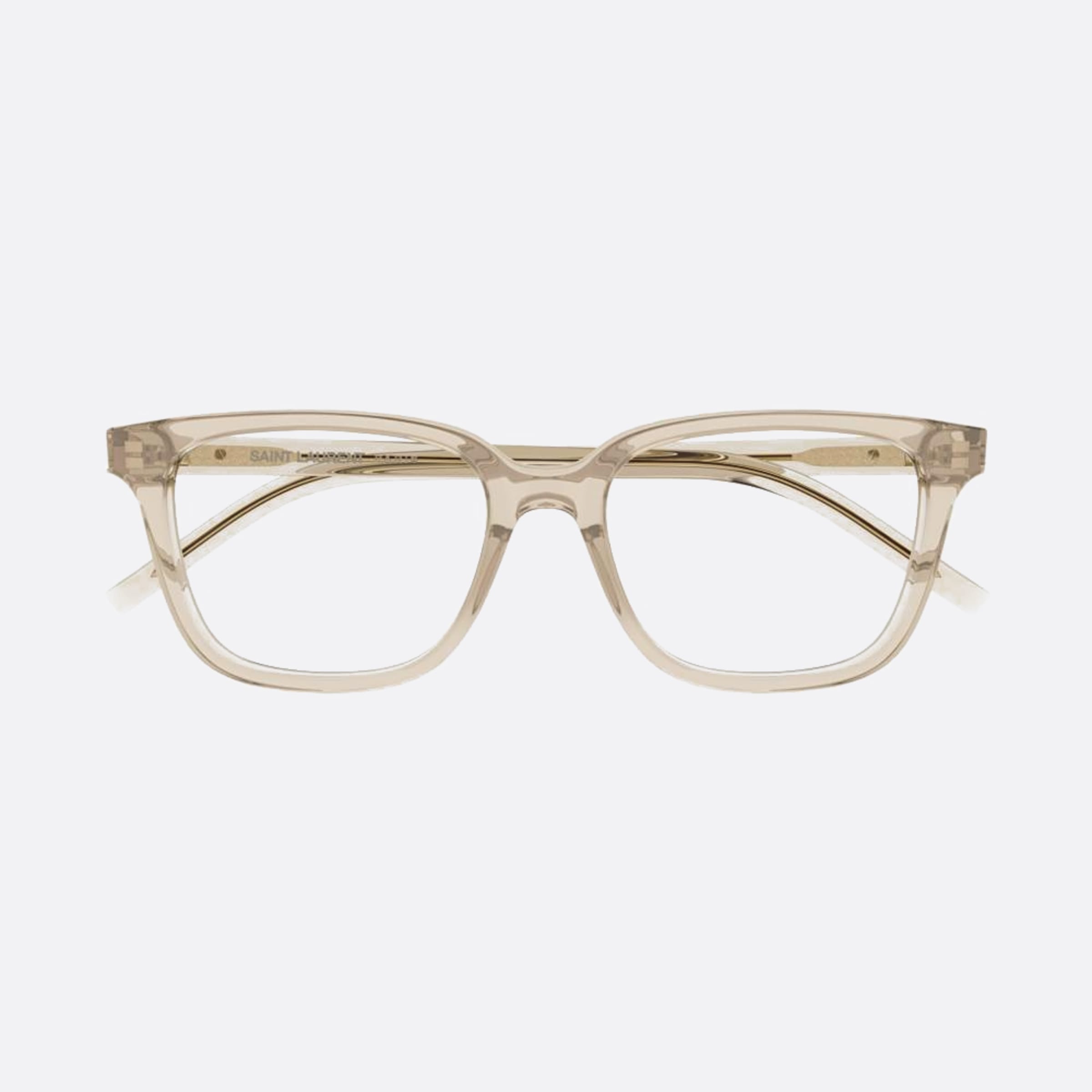Saint 55mm Laurent M110 Brown Geometric Women Eyeglasses - Main View