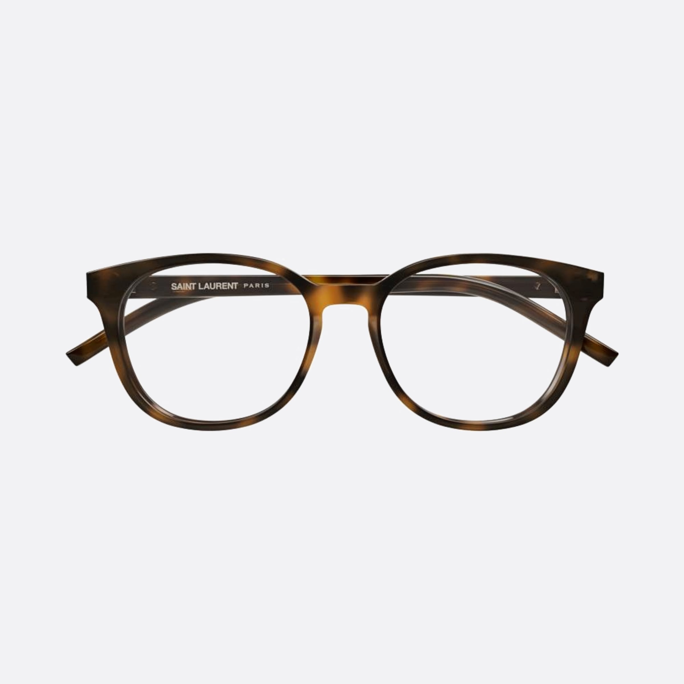 Saint 53mm Laurent M111 Havana Geometric Woman Eyeglasses - Main View